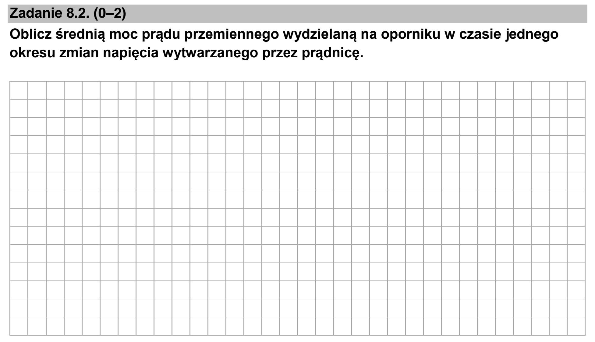 Matura, maj 2022, zadanie 8.2