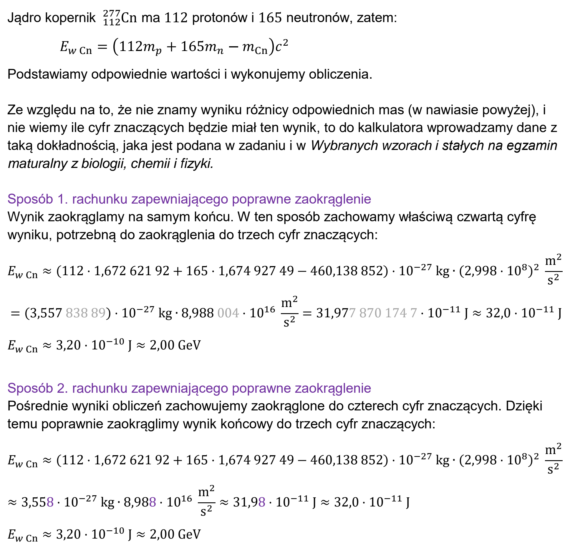 Matura, maj 2023, odpowiedź do zadania 11.3, fragment 2