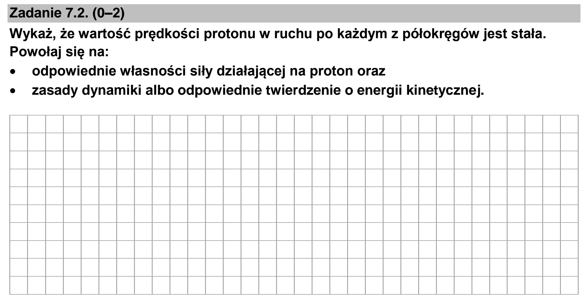 Matura, maj 2023, zadanie 7.2