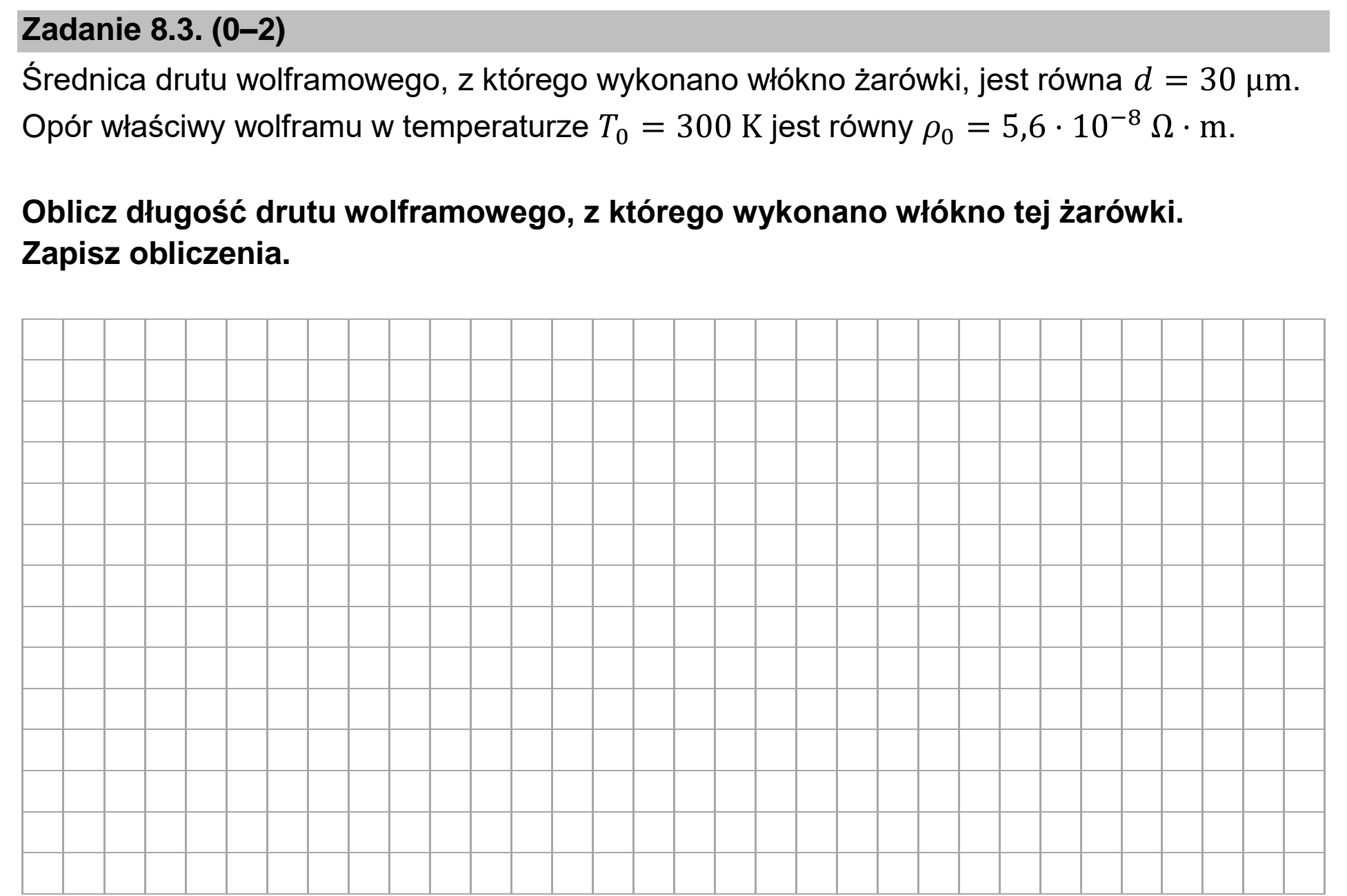 Matura, maj 2023, zadanie 8.3