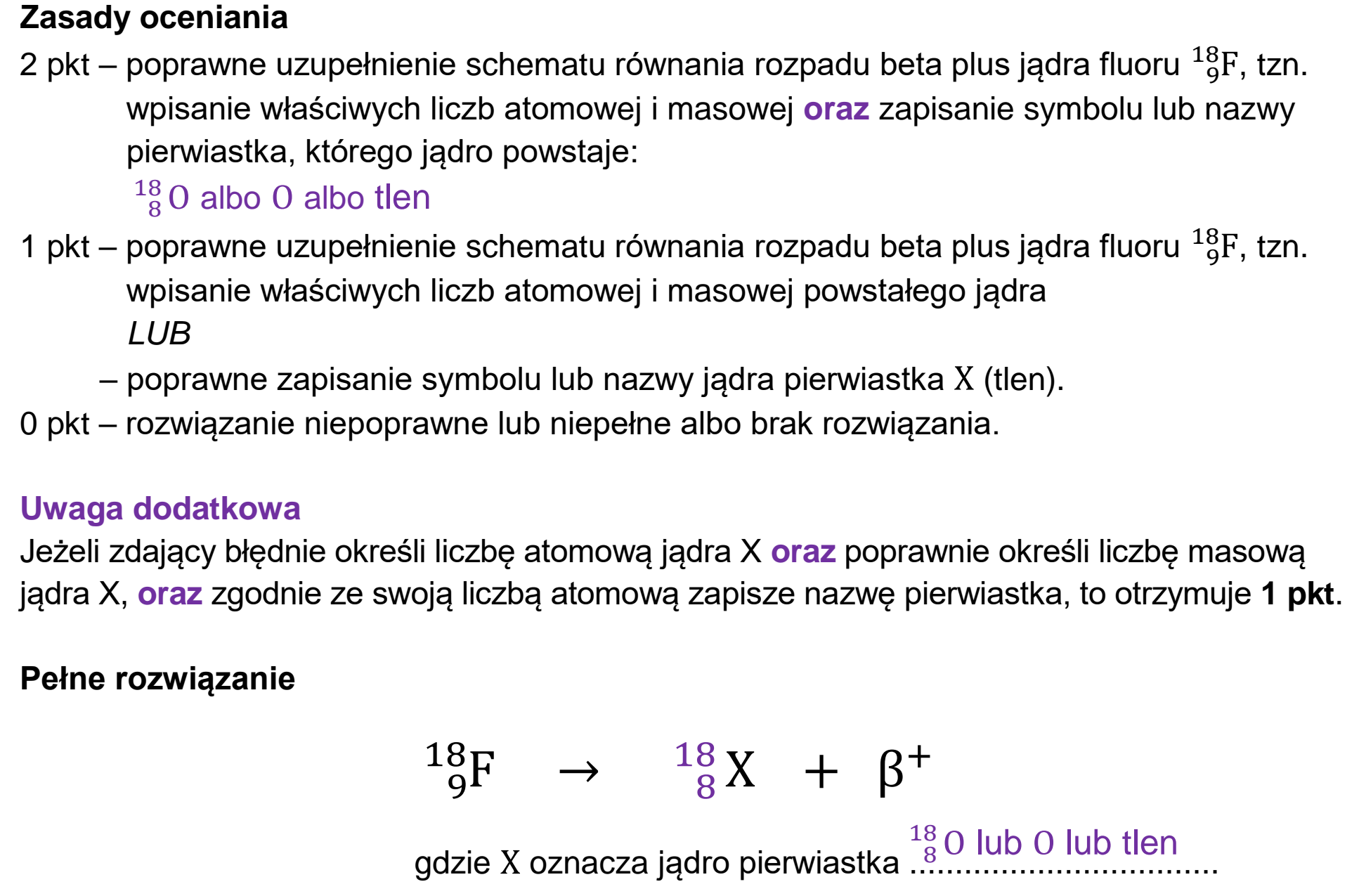 Matura, maj 2024, odpowiedź do zadania 12.2