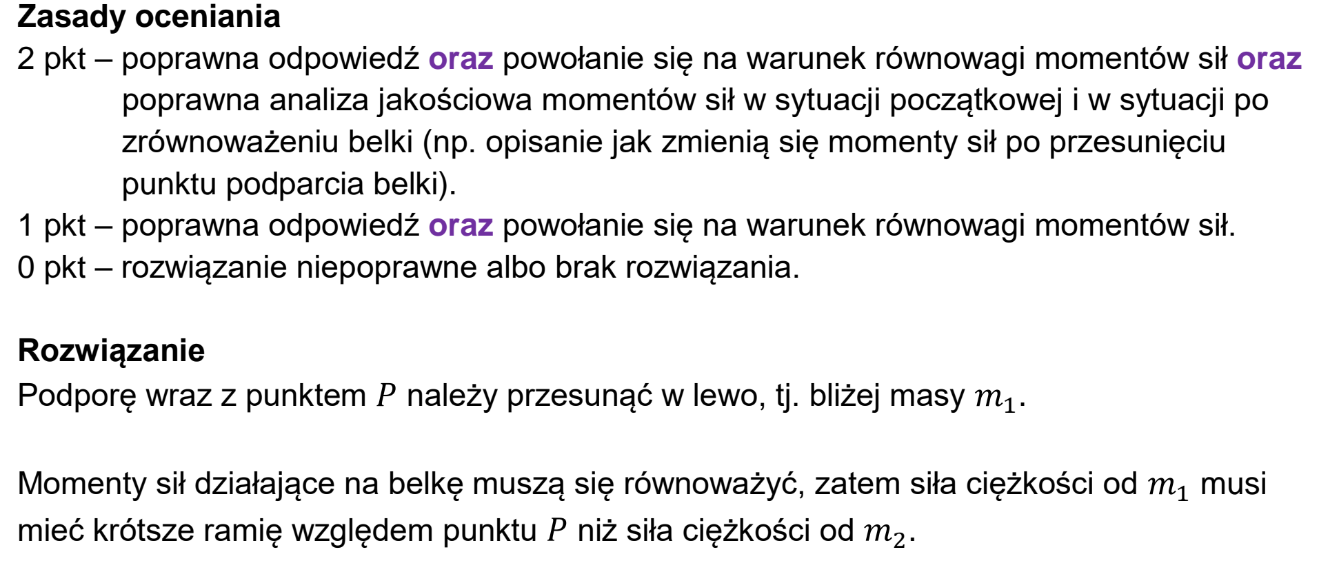 Matura, maj 2024, odpowiedź do zadania 2.1