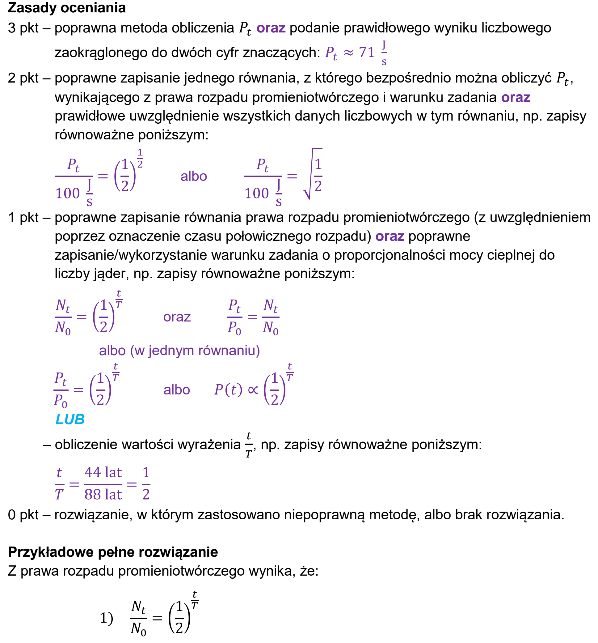 Matura, maj 2025, odpowiedź do zadania 12.3