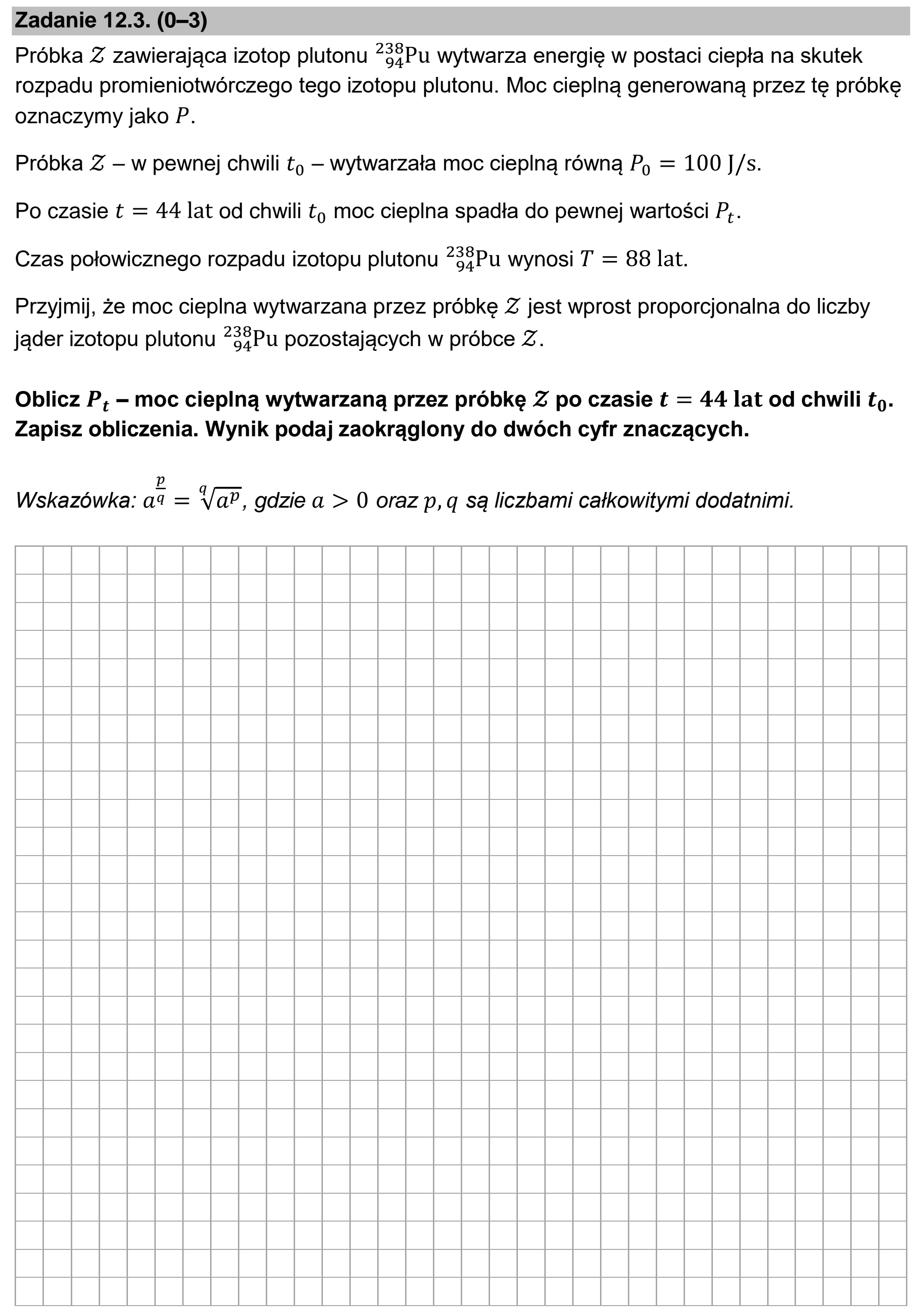 Matura, maj 2025, zadanie 12.3