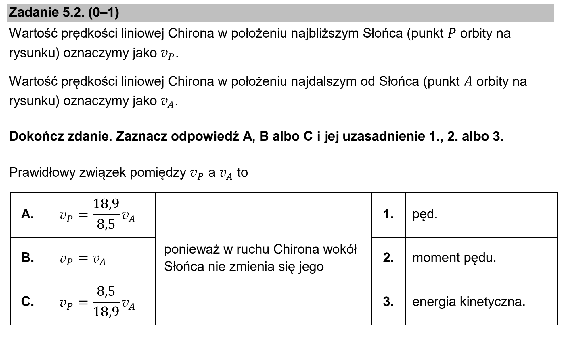 Matura, maj 2025, zadanie 5.2