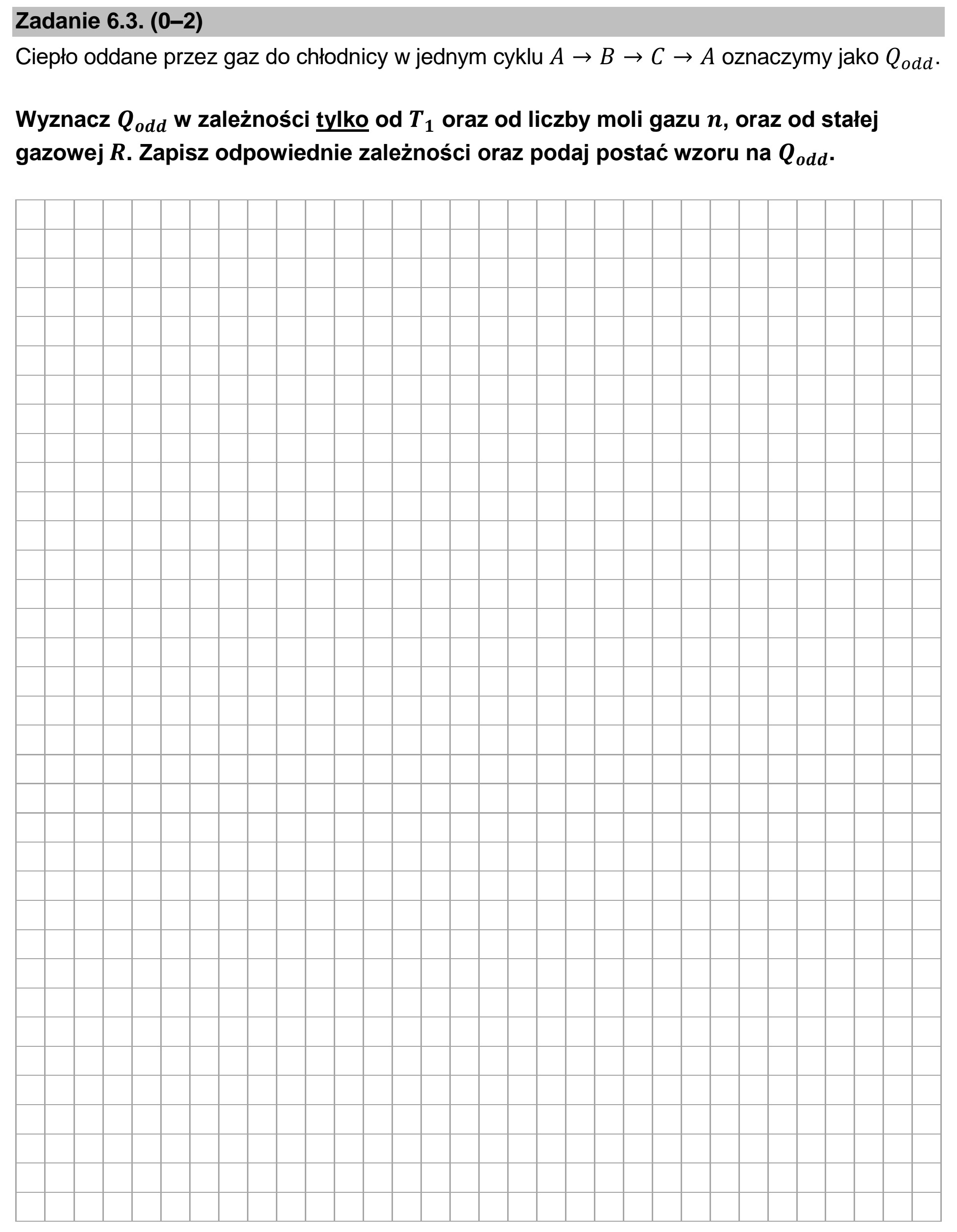 Matura, maj 2025, zadanie 6.3