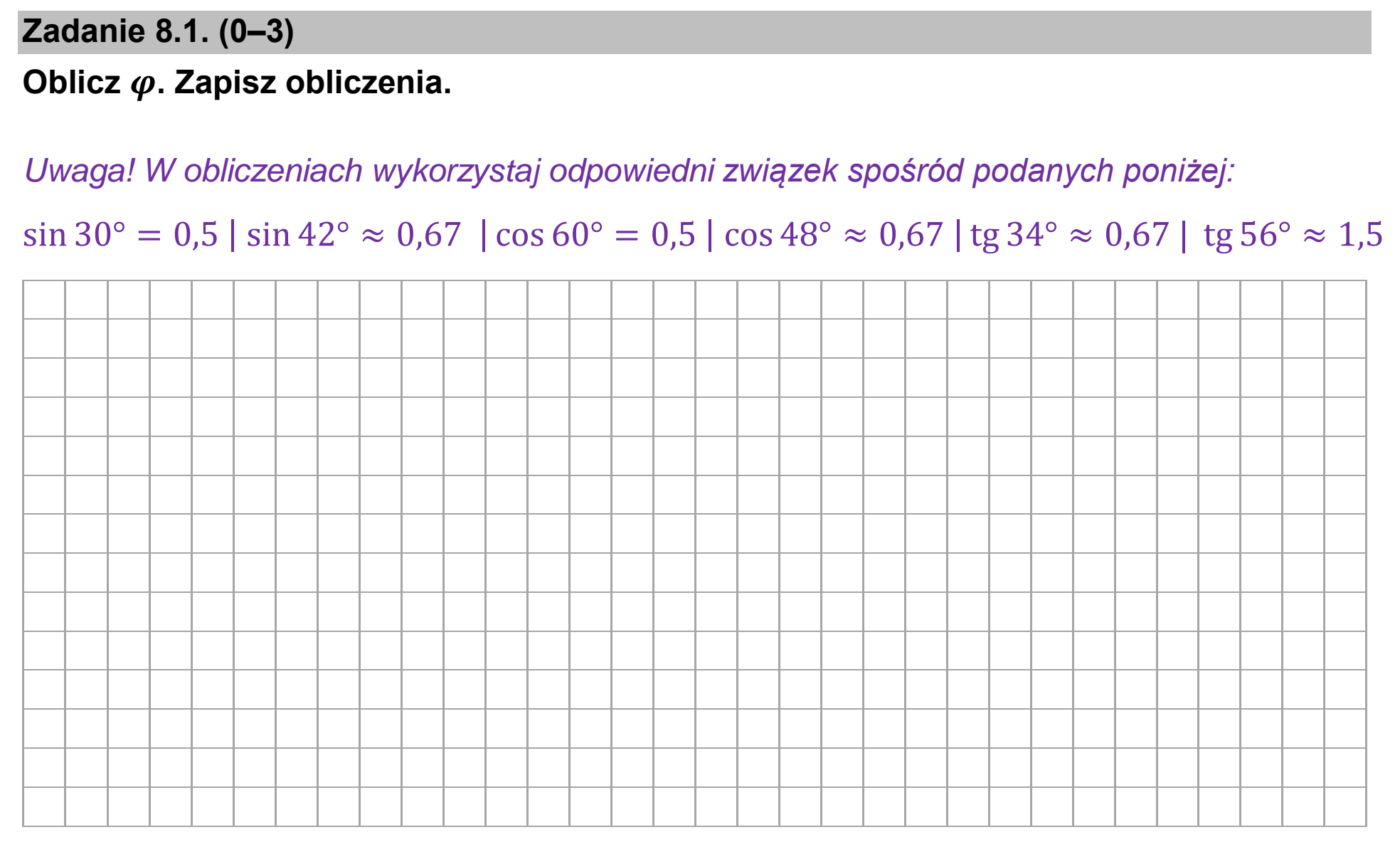 Matura, maj 2026, zadanie 8.1, fragment 1