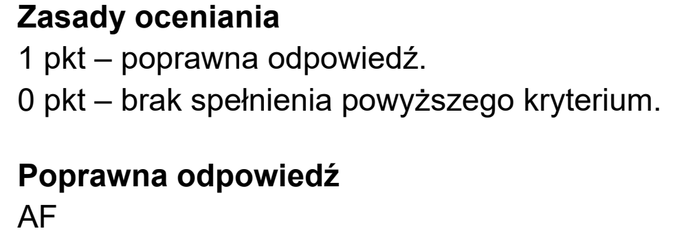 Matura próbna, marzec 2021, odpowiedź do zadania 13