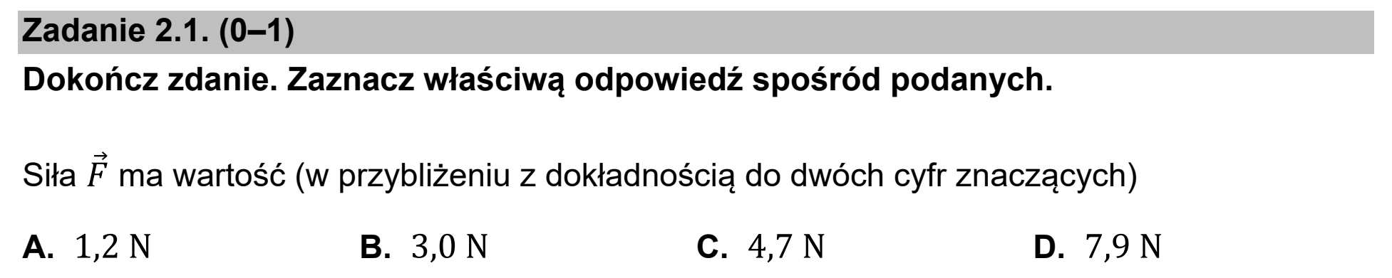 Matura próbna, marzec 2021, zadanie 2.1