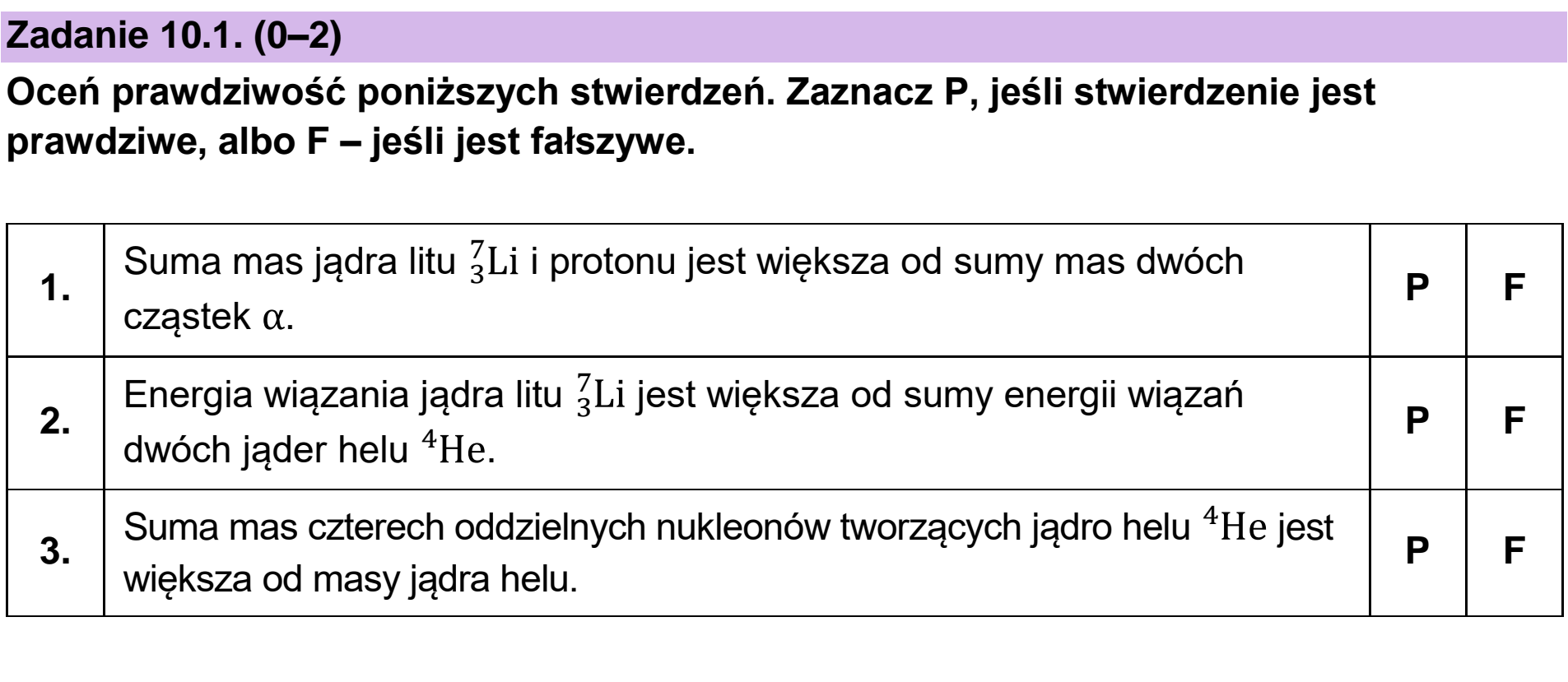 Matura dodatkowa, czerwiec 2023, zadanie 10.1
