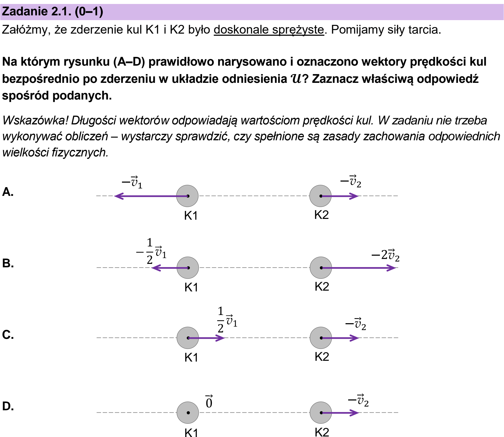 Matura dodatkowa, czerwiec 2023, zadanie 2.1