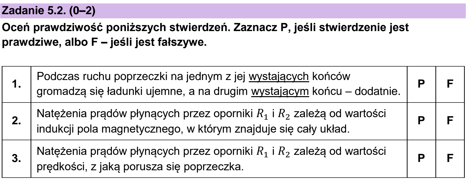 Matura dodatkowa, czerwiec 2023, zadanie 5.2