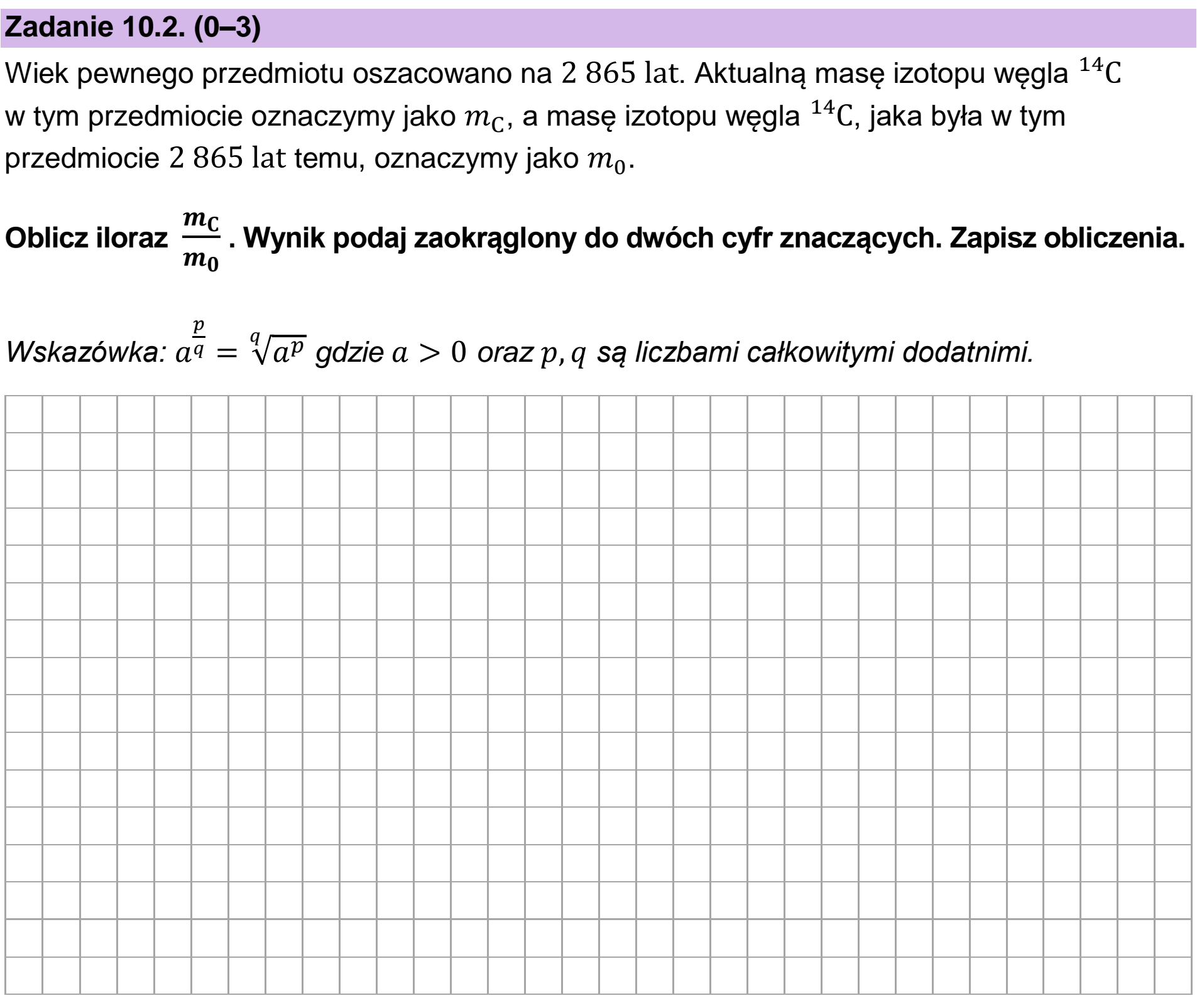 Matura dodatkowa, czerwiec 2024, zadanie 10.2