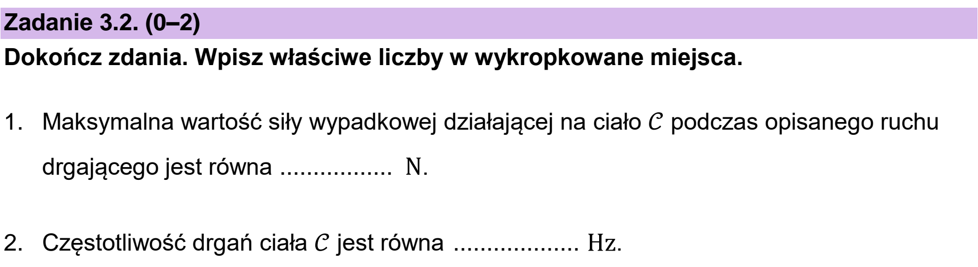 Matura dodatkowa, czerwiec 2024, zadanie 3.2