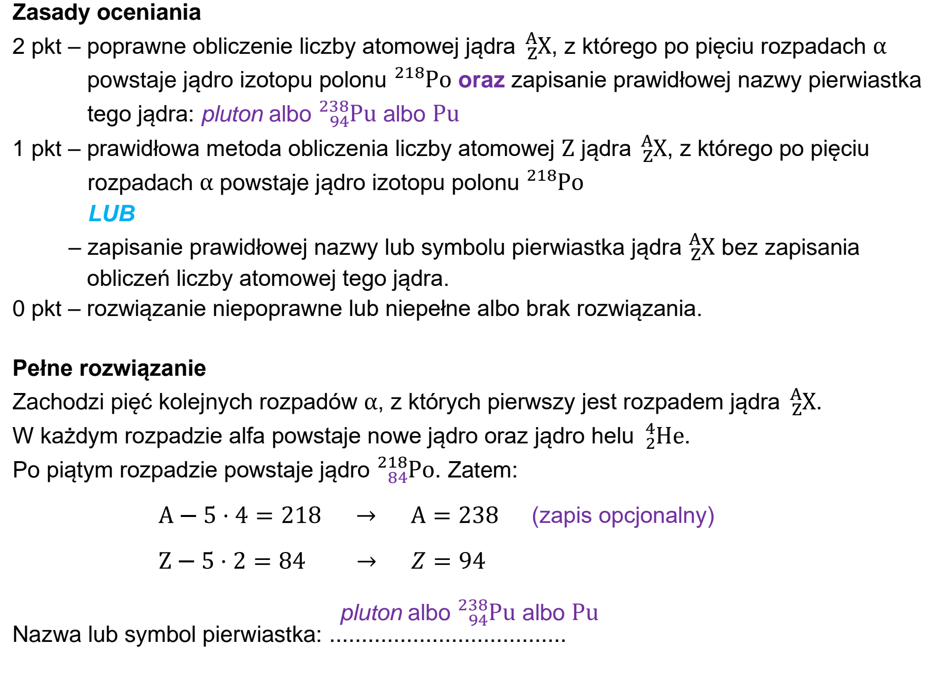 Matura dodatkowa, czerwiec 2025, odpowiedź do zadania 11.2