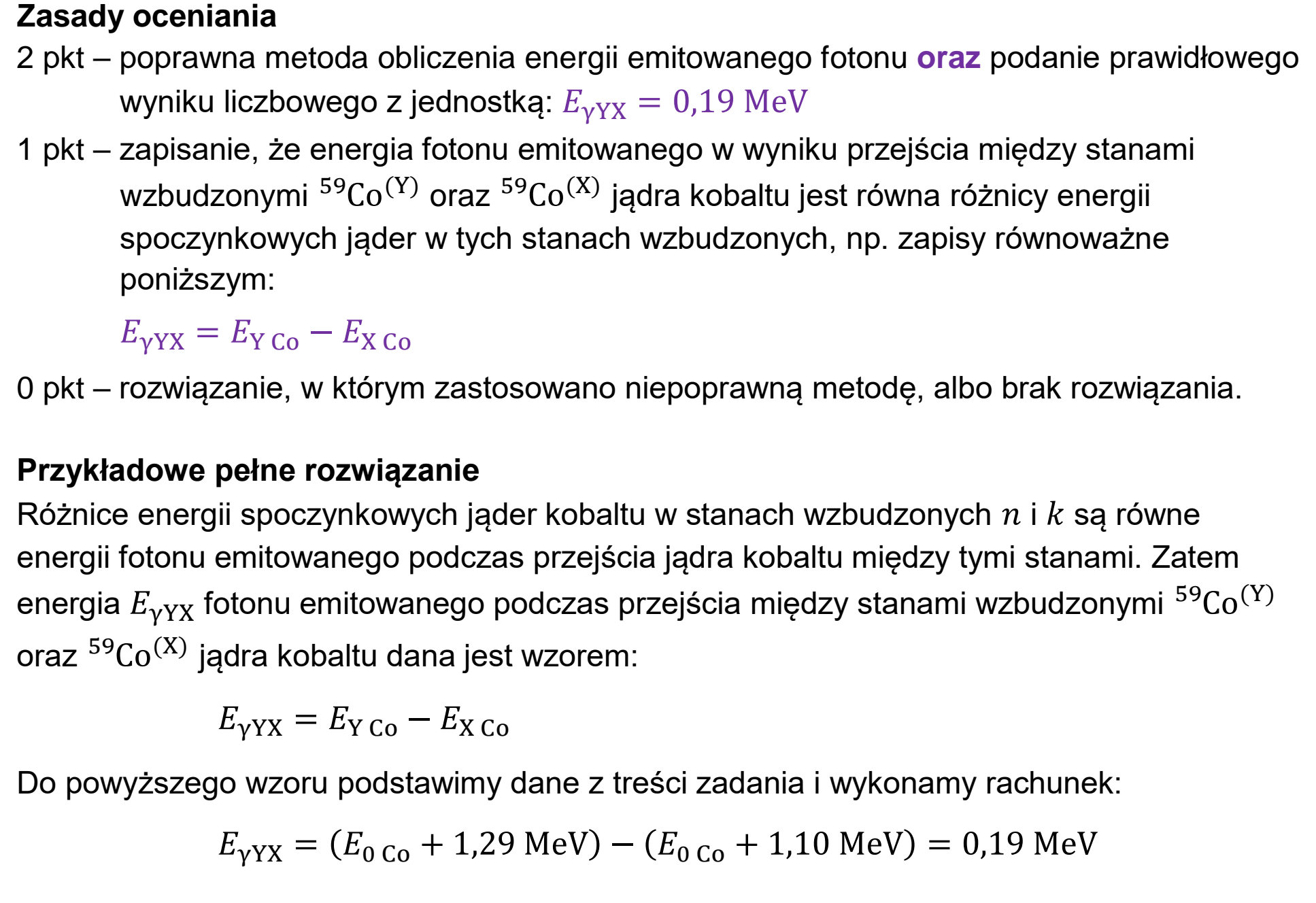 Matura dodatkowa, czerwiec 2026, odpowiedź do zadania 11.3