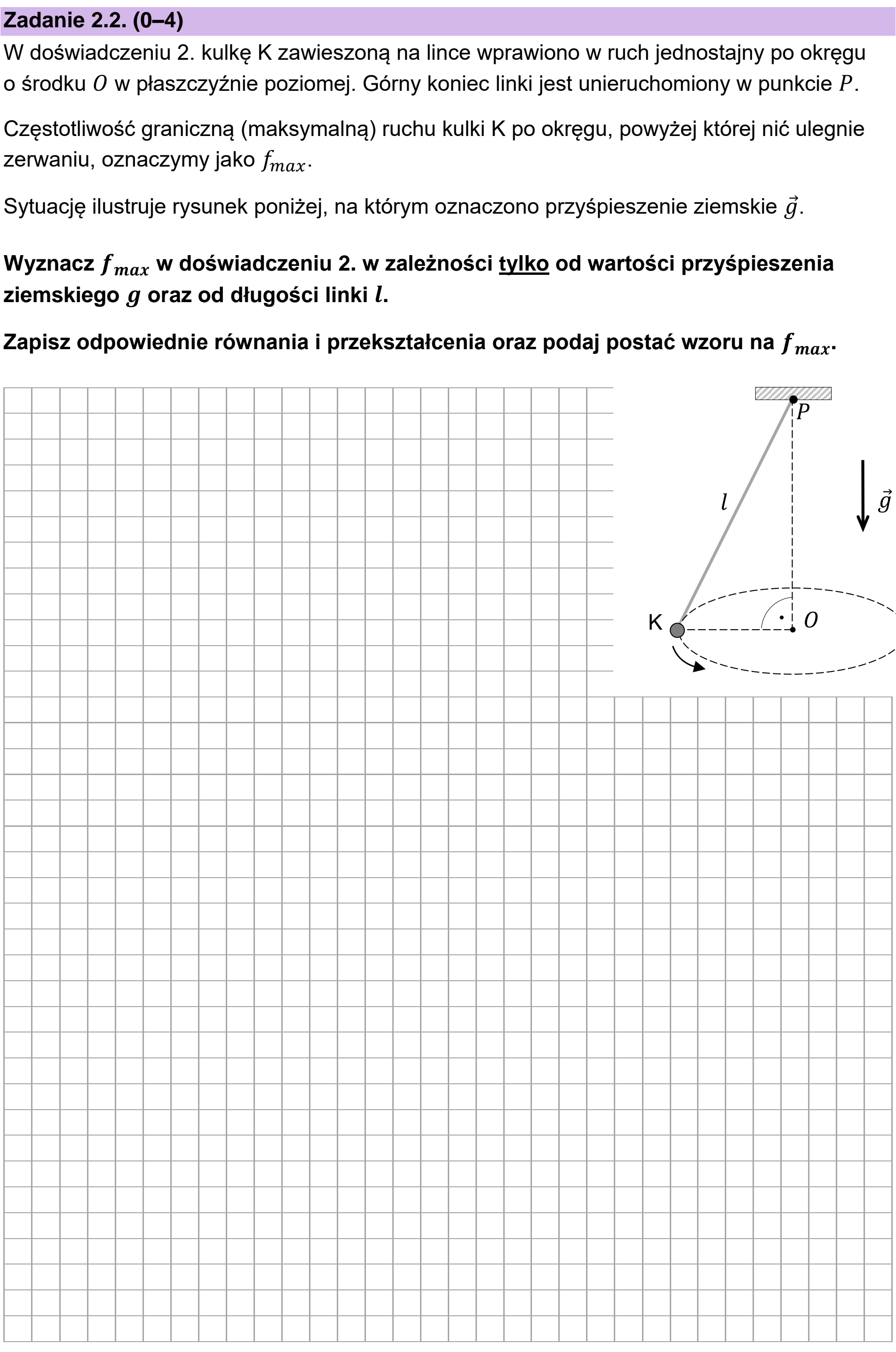 Matura dodatkowa, czerwiec 2026, zadanie 2.2