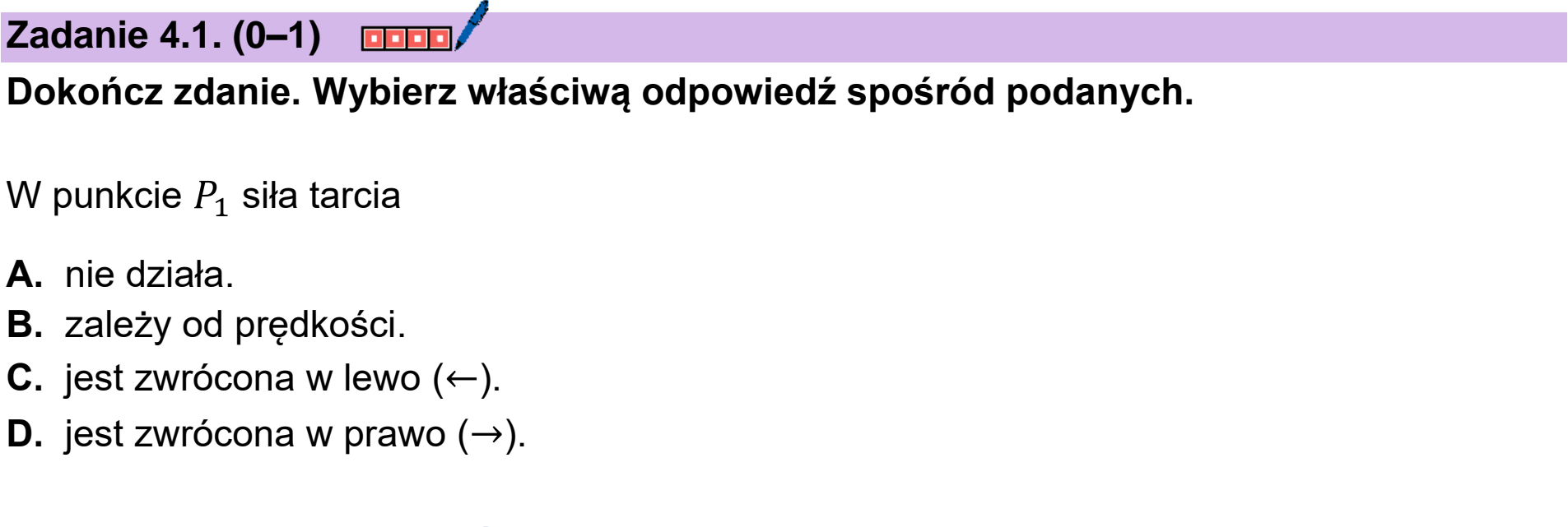 Matura dodatkowa, czerwiec 2026, zadanie 4.1