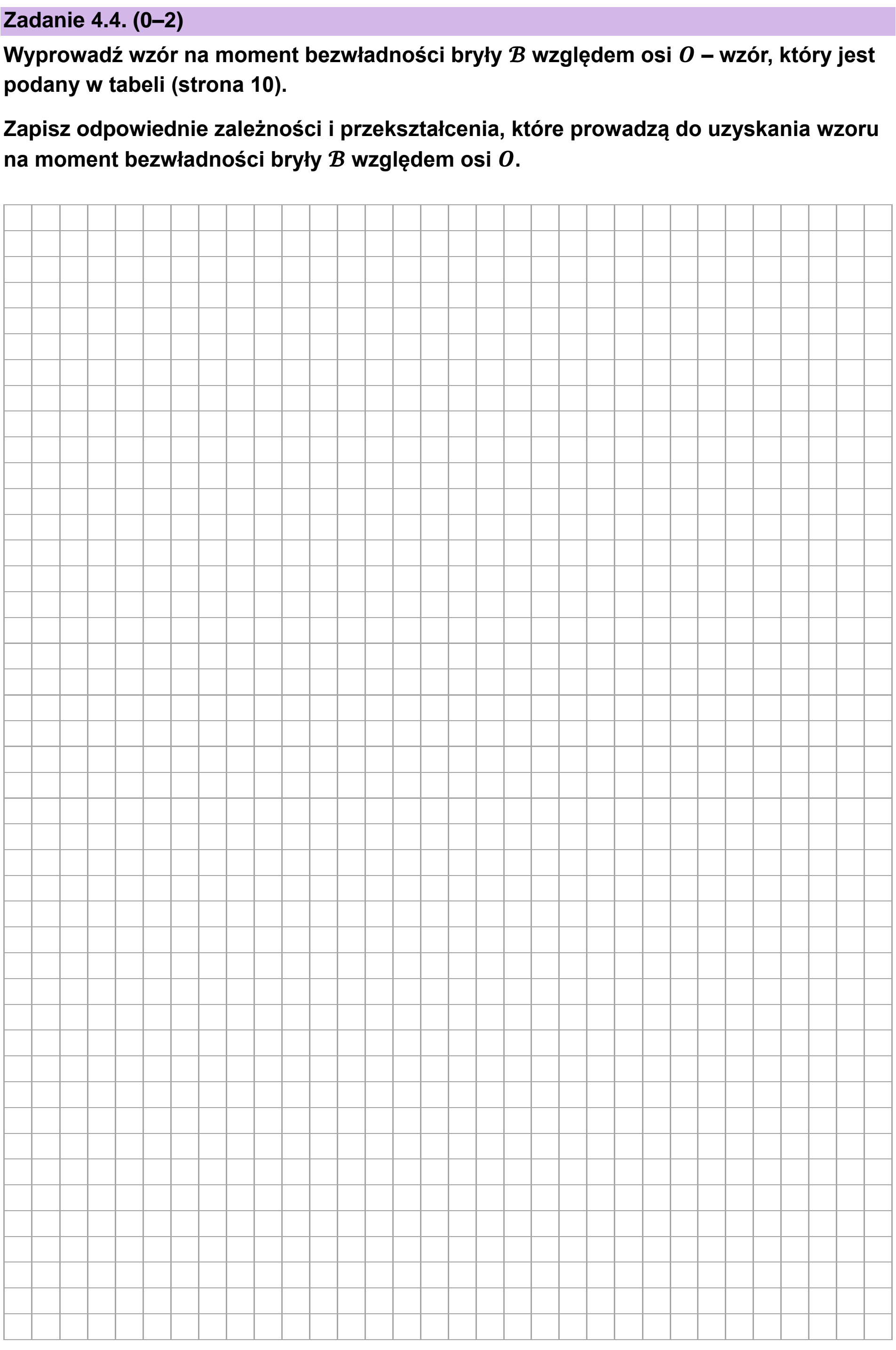 Matura dodatkowa, czerwiec 2026, zadanie 4.4