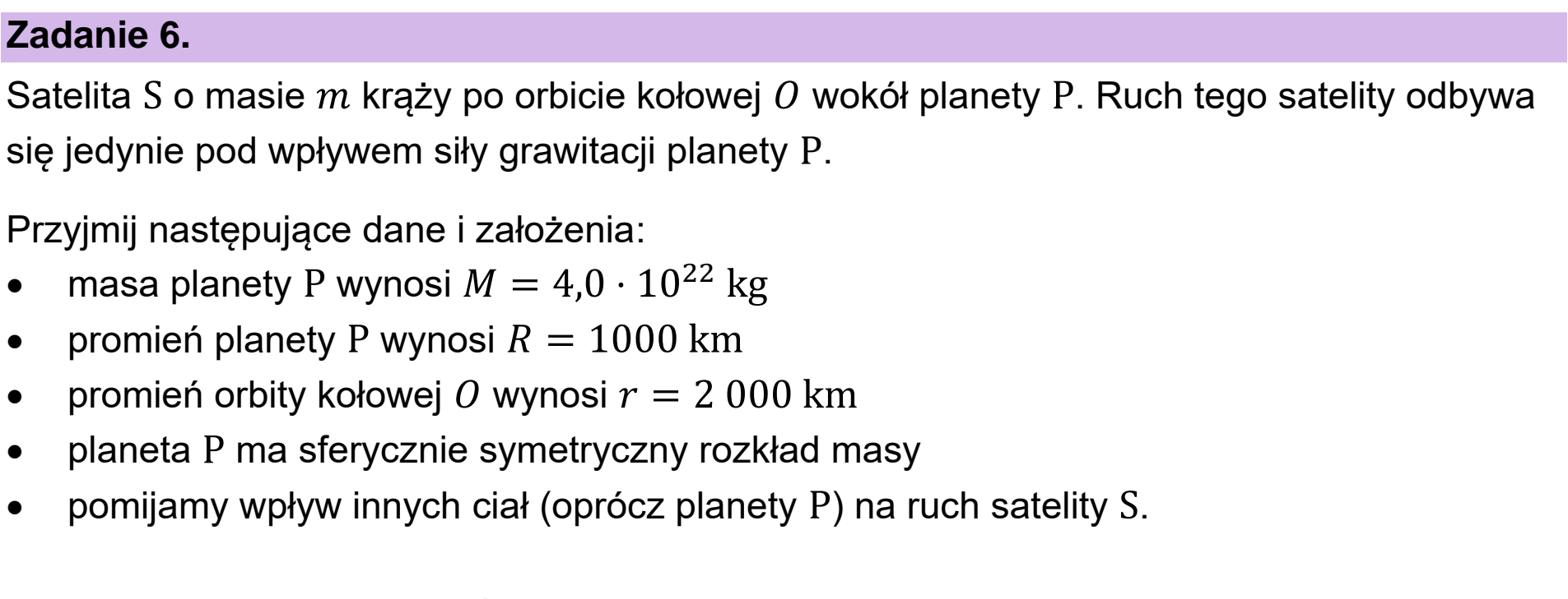 Matura dodatkowa, czerwiec 2026, wstęp zadania 6