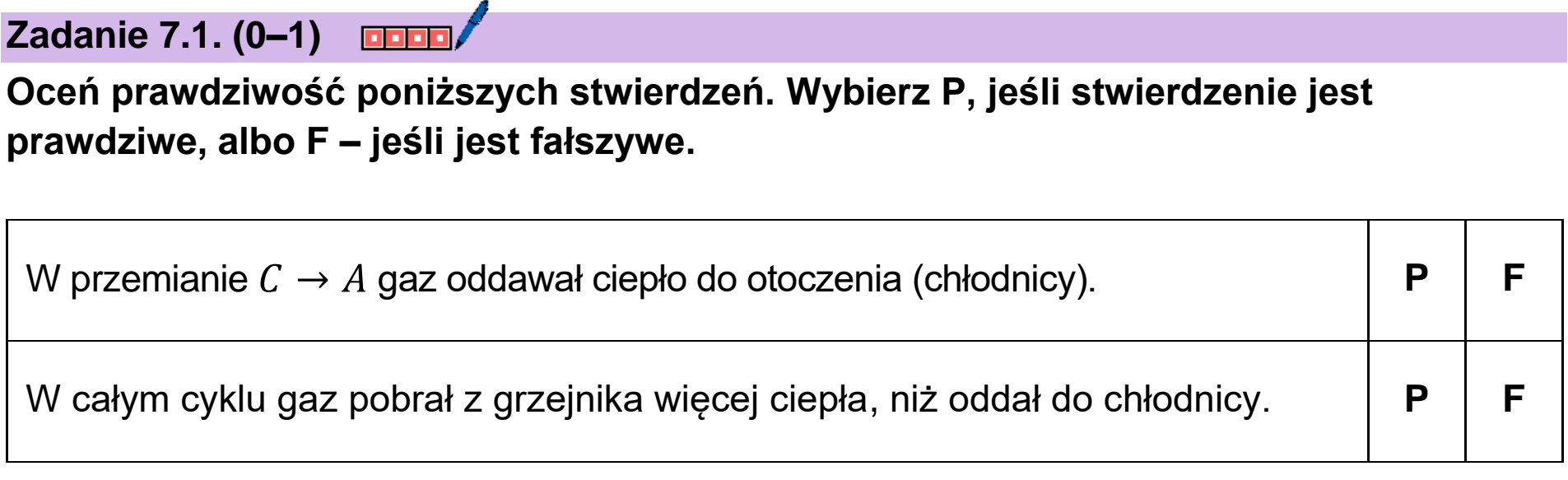 Matura dodatkowa, czerwiec 2026, zadanie 7.1