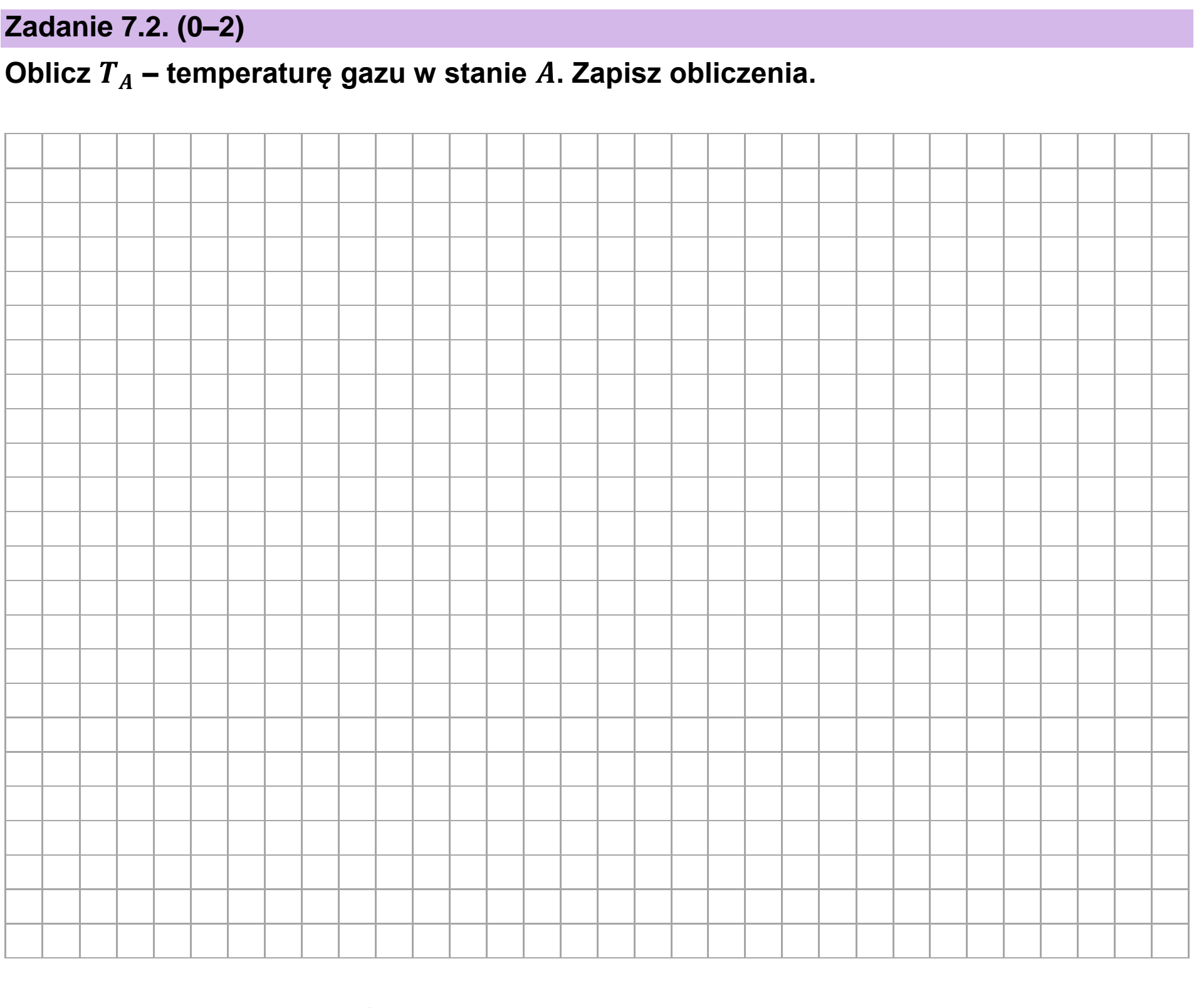 Matura dodatkowa, czerwiec 2026, zadanie 7.2