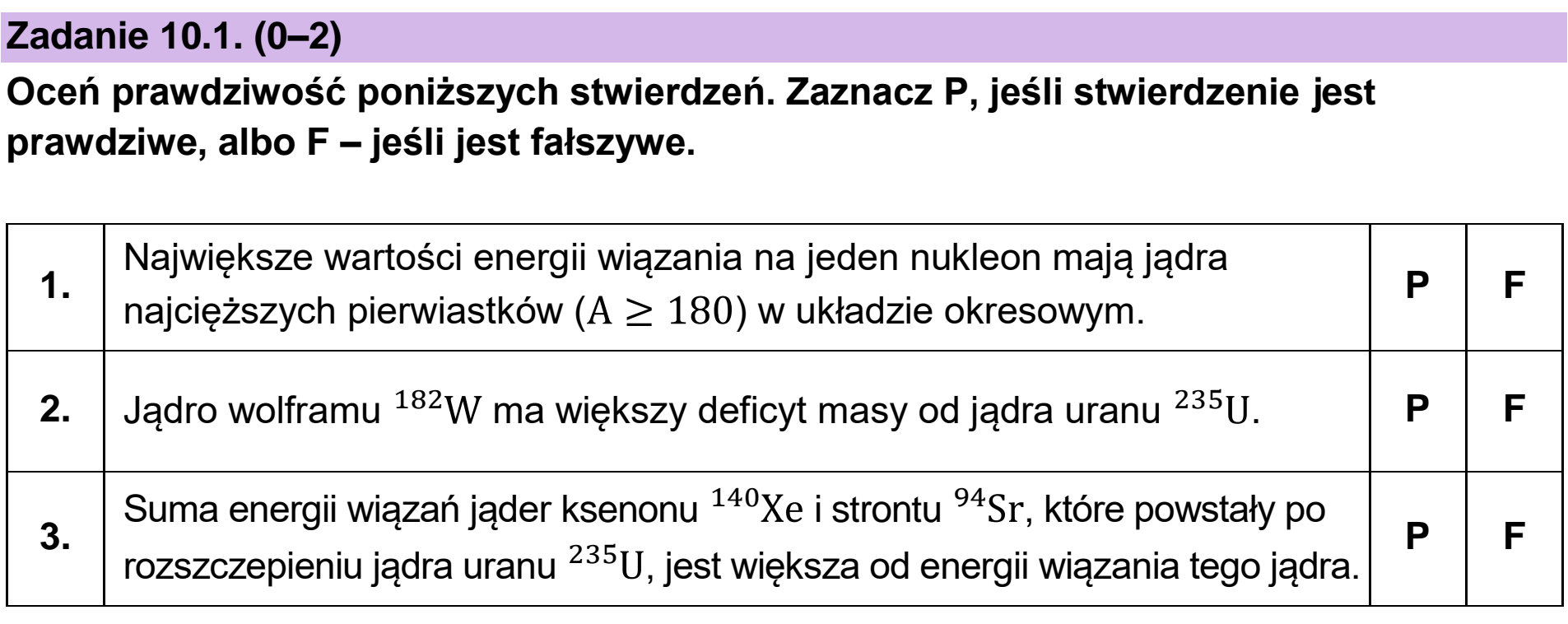 Matura próbna, grudzien 2022, zadanie 10.1