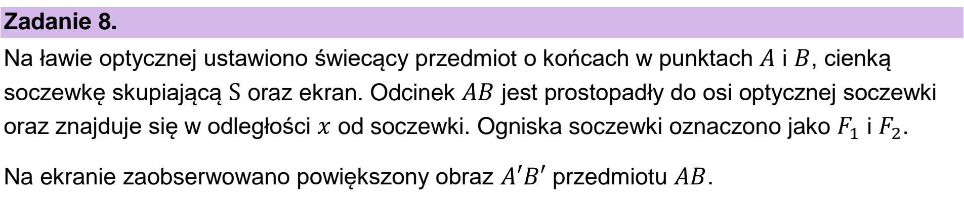 Matura próbna, grudzien 2022, wstęp zadania 8