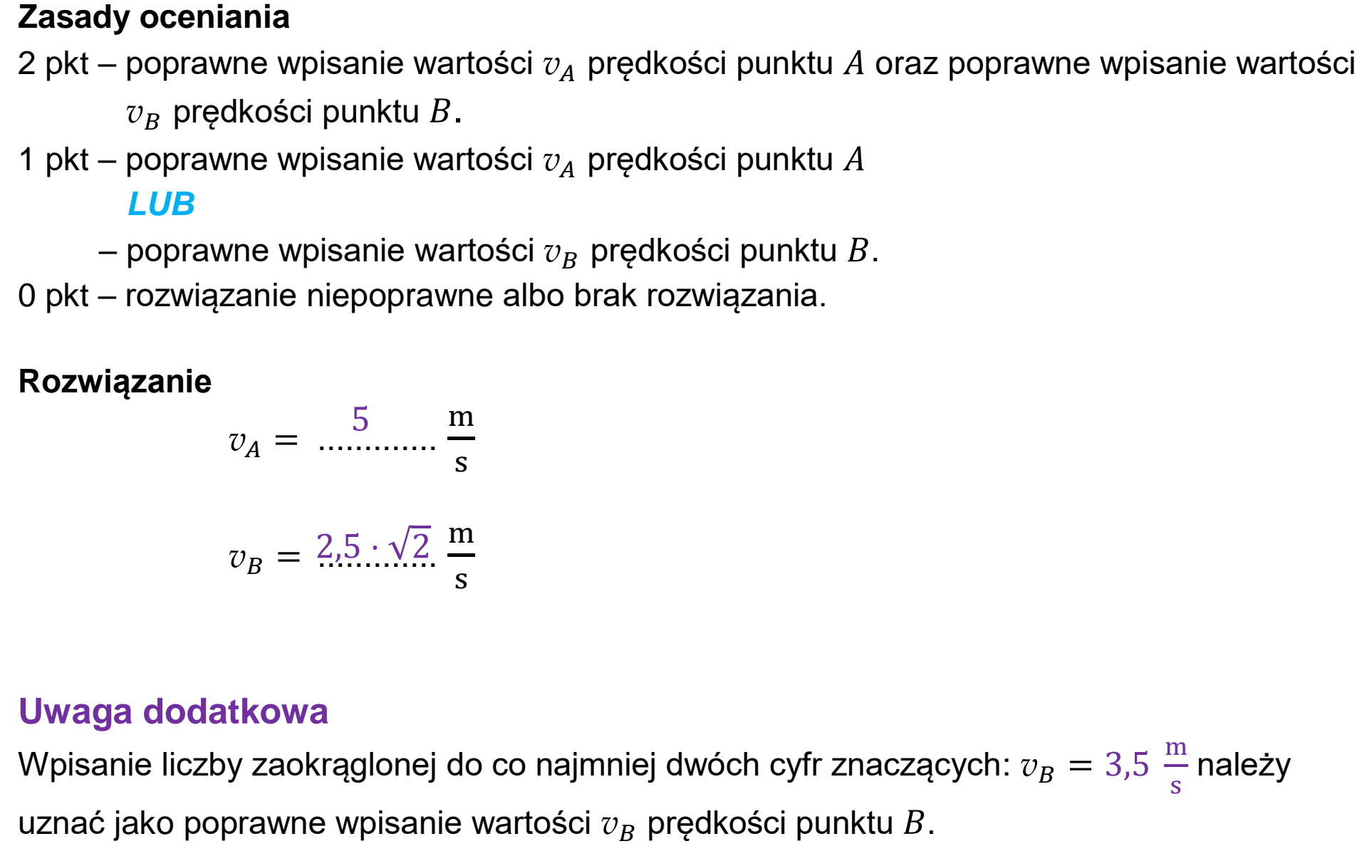 Matura próbna, grudzien 2024, odpowiedź do zadania 3.1