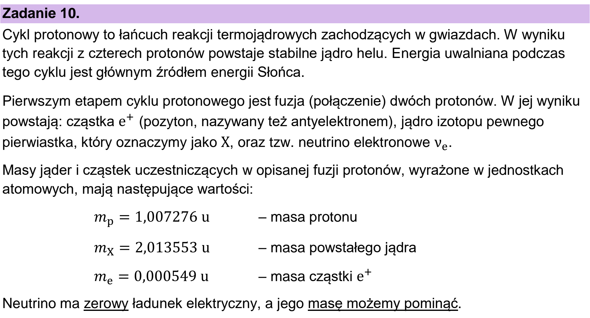 Matura próbna, grudzien 2024, wstęp zadania 10