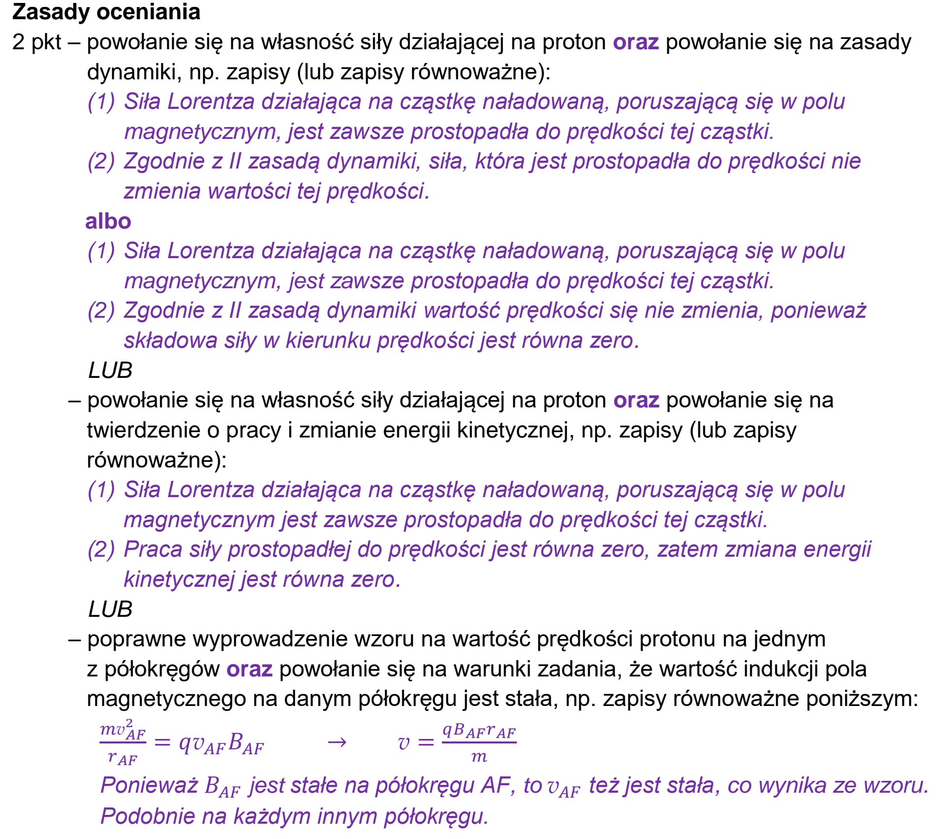 Matura, maj 2023, odpowiedź do zadania 7.2, fragment 1