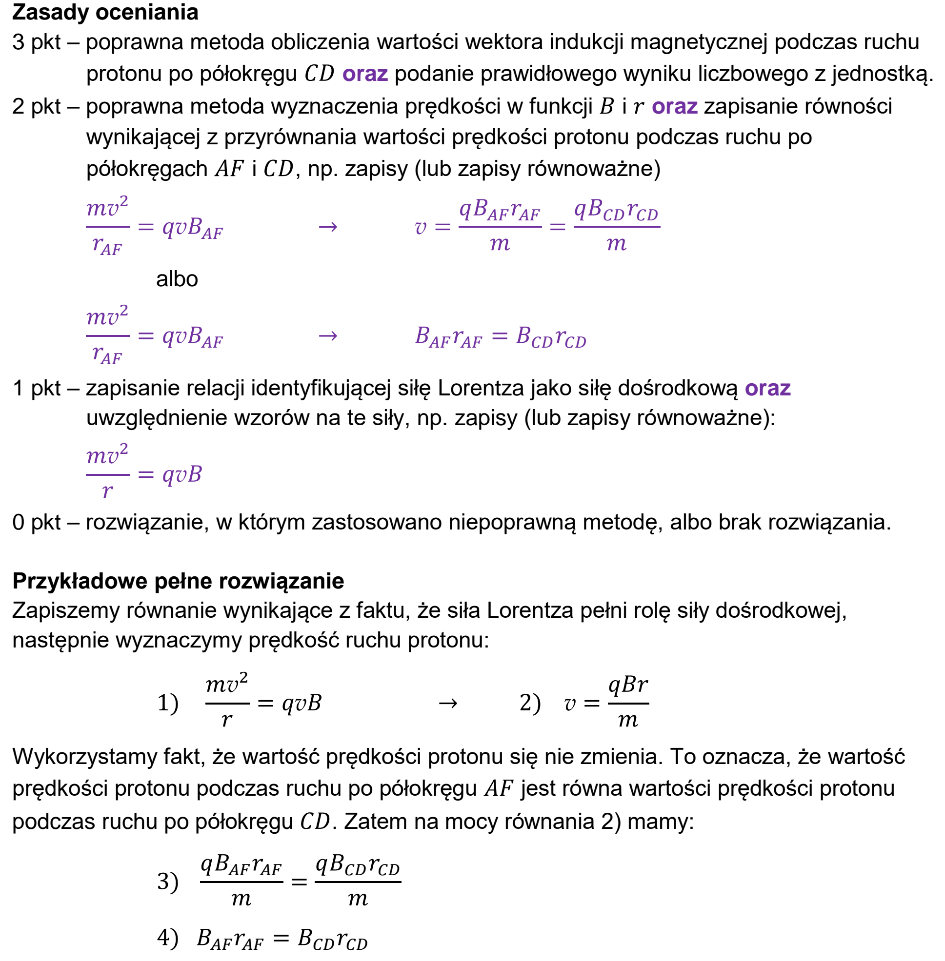 Matura, maj 2023, odpowiedź do zadania 7.3, fragment 1