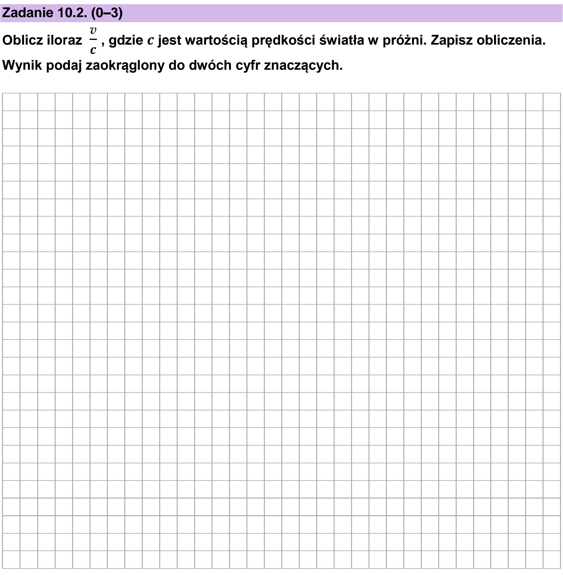 Matura, maj 2023, zadanie 10.2