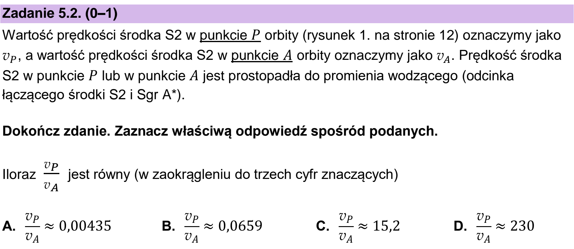 Matura, maj 2023, zadanie 5.2