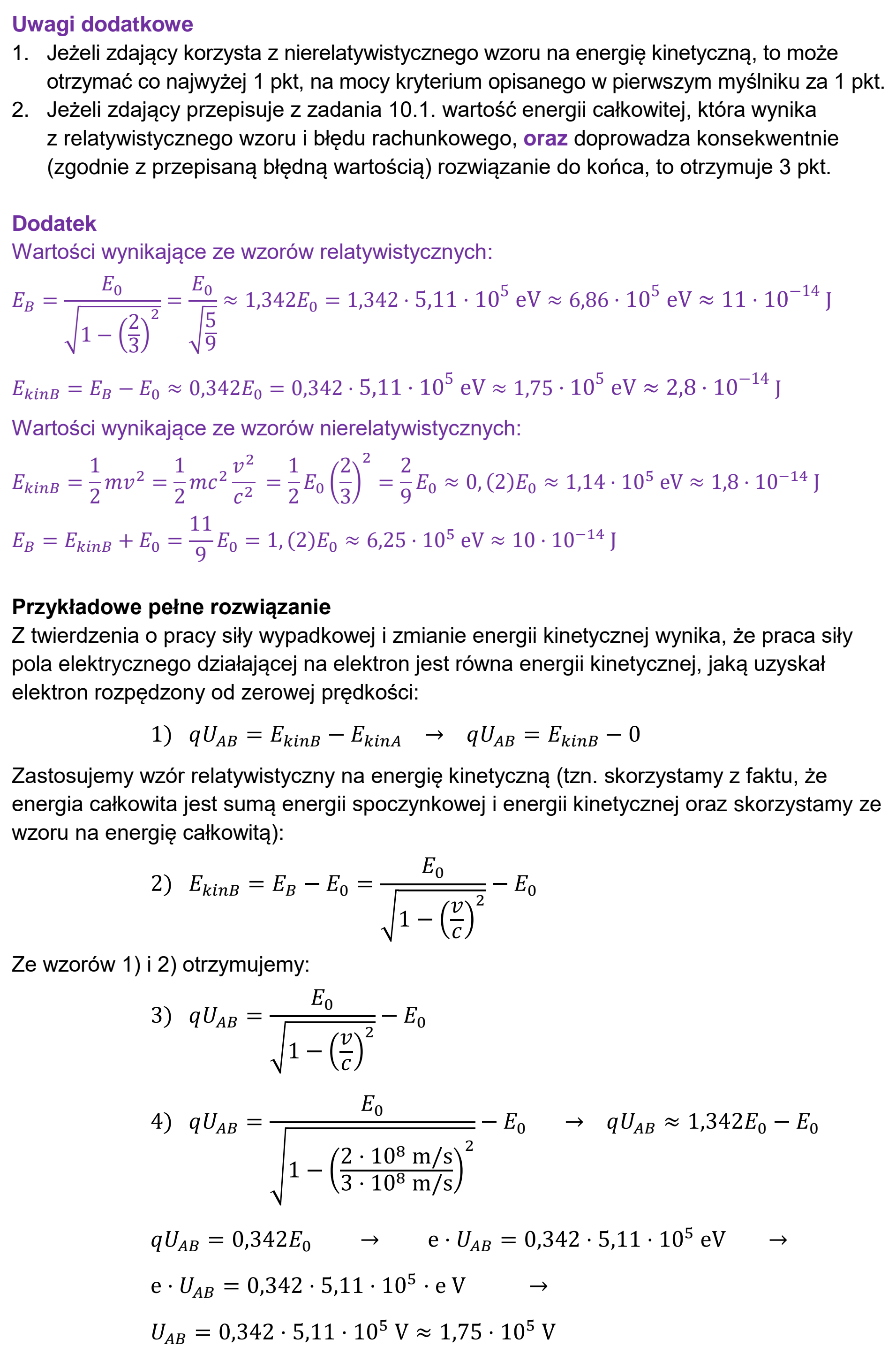 Matura, maj 2024, odpowiedź do zadania 10.2, fragment 2