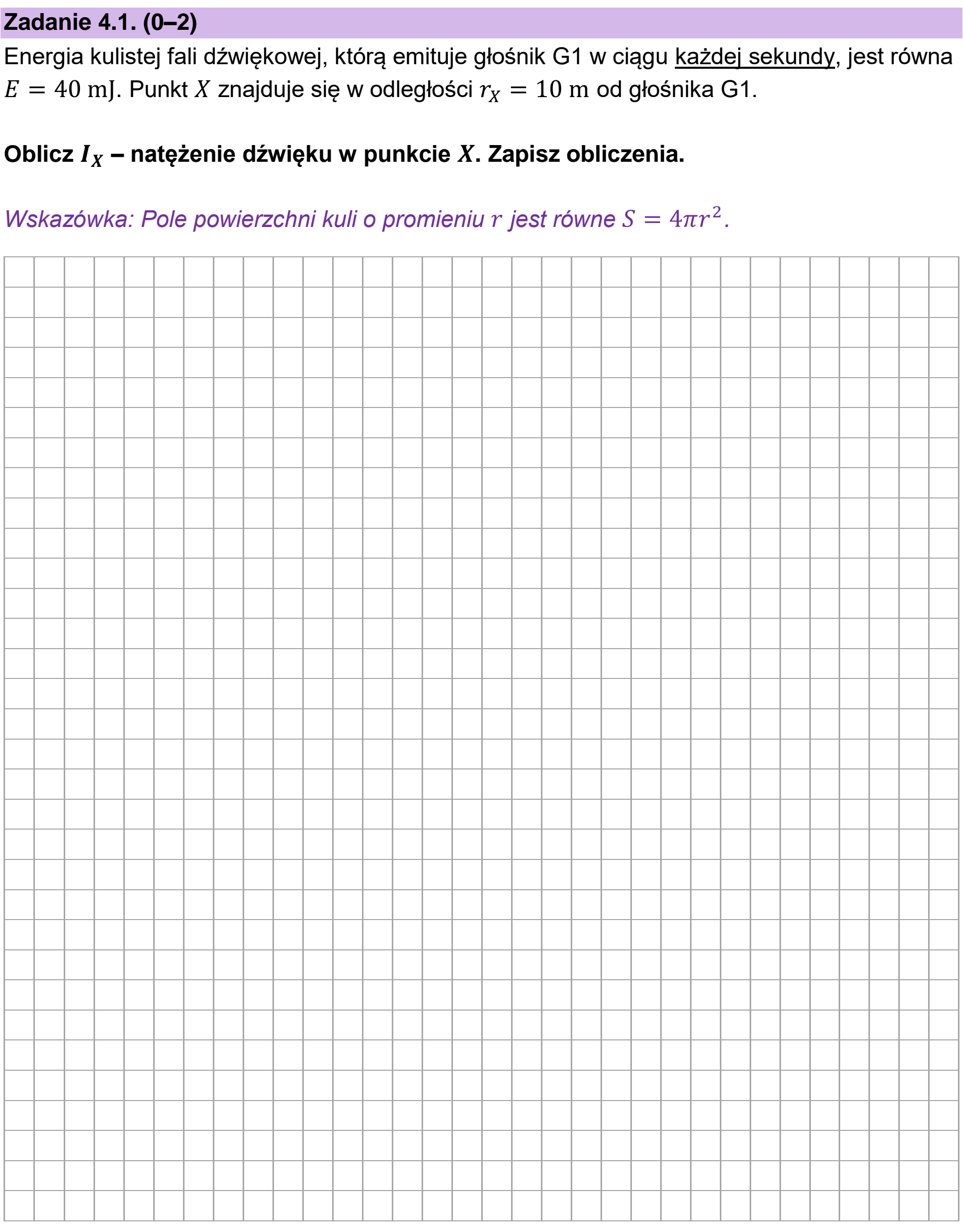 Matura, maj 2025, zadanie 4.1