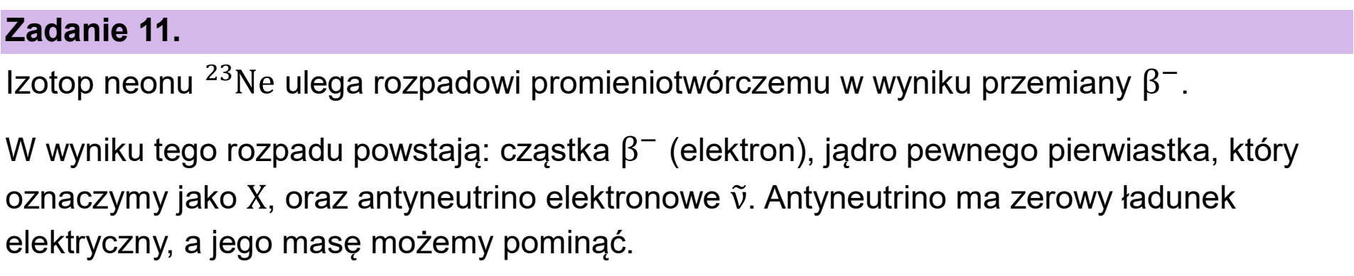 Matura, maj 2026, wstęp zadania 11