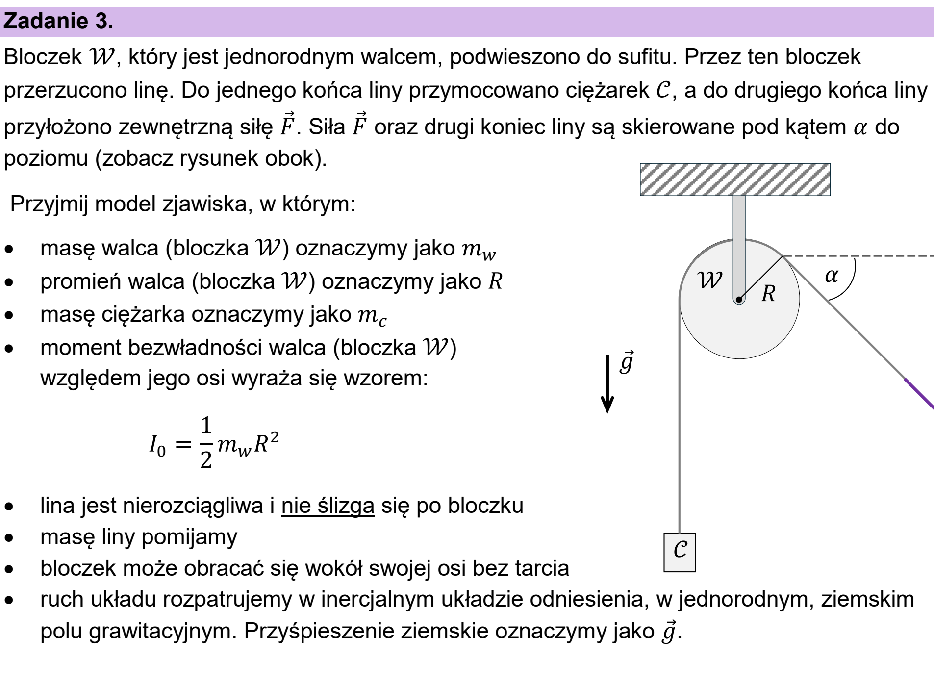 Matura, maj 2026, wstęp zadania 3