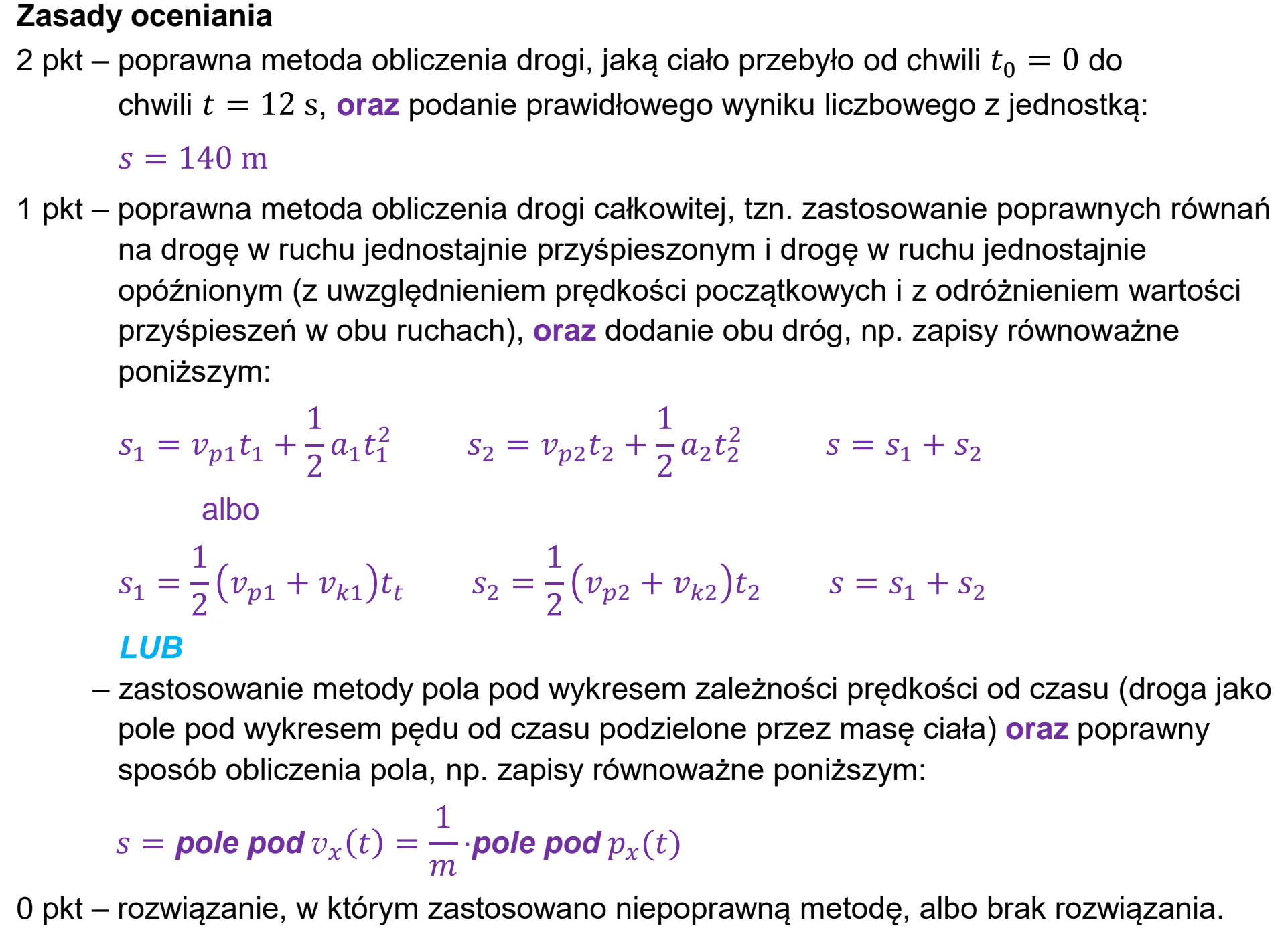 Matura próbna, styczen 2026, odpowiedź do zadania 1.4