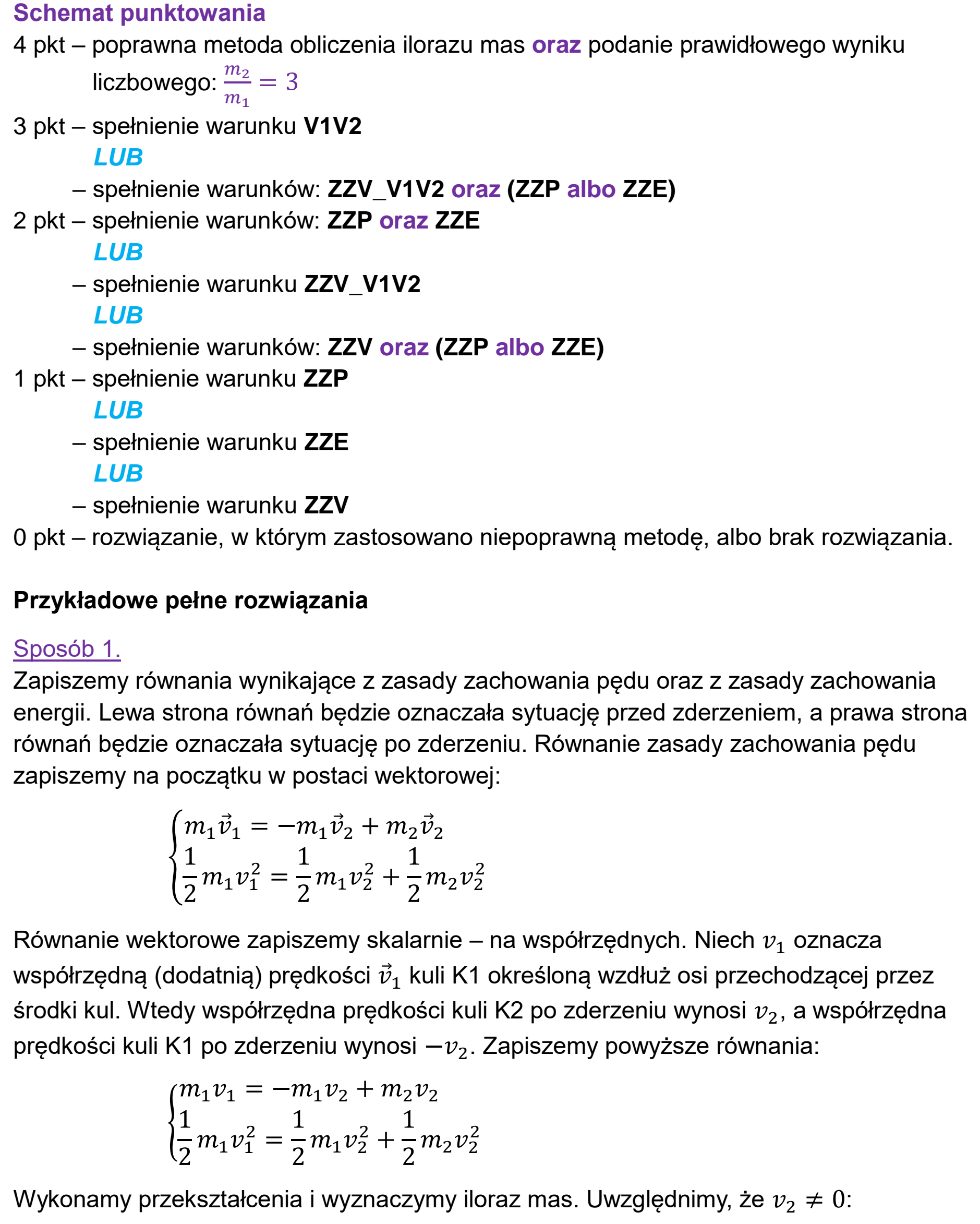 Matura próbna, styczen 2026, odpowiedź do zadania 2.2