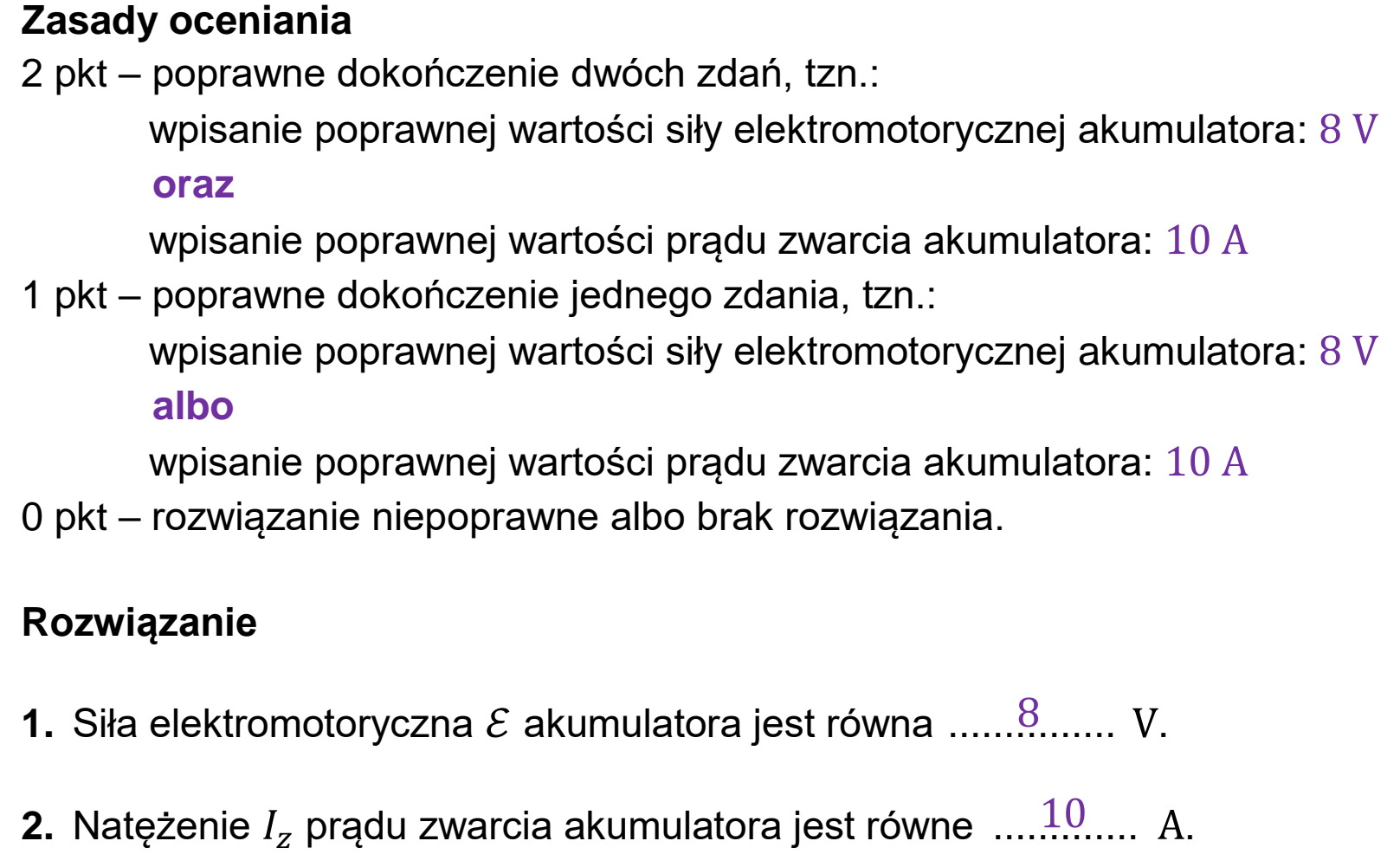 Matura próbna, styczen 2026, odpowiedź do zadania 7.2
