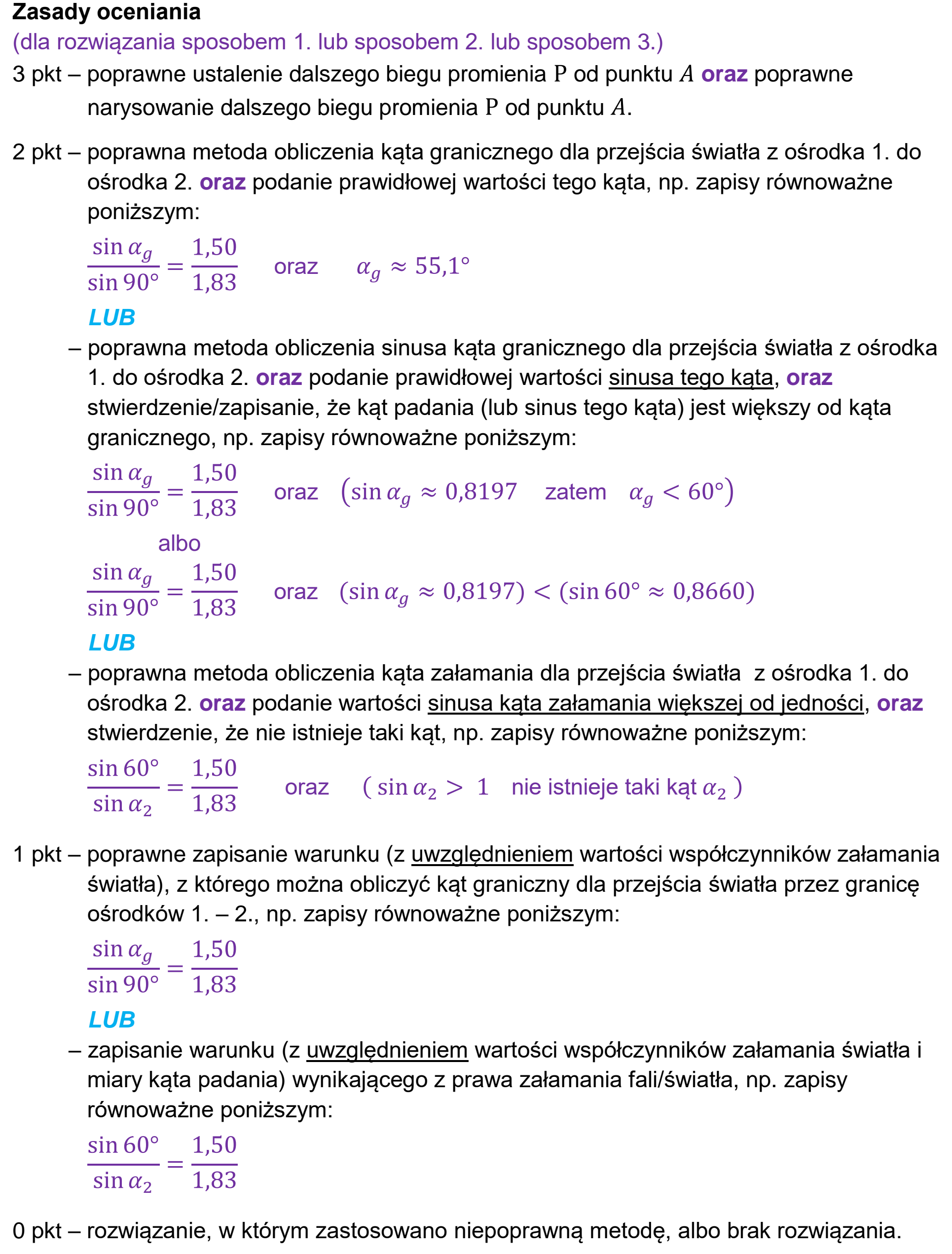 Matura próbna, styczen 2026, odpowiedź do zadania 8.2