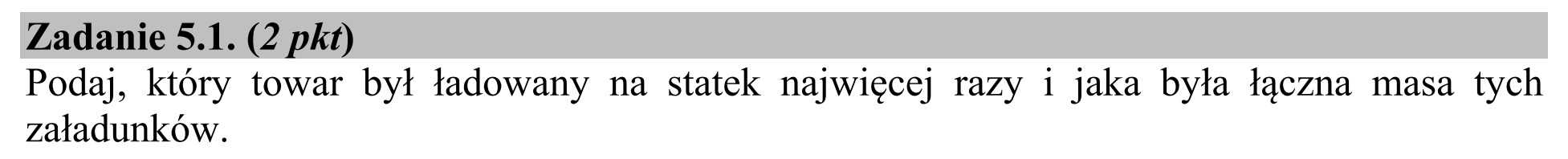 Matura, czerwiec 2020, zadanie 5.1