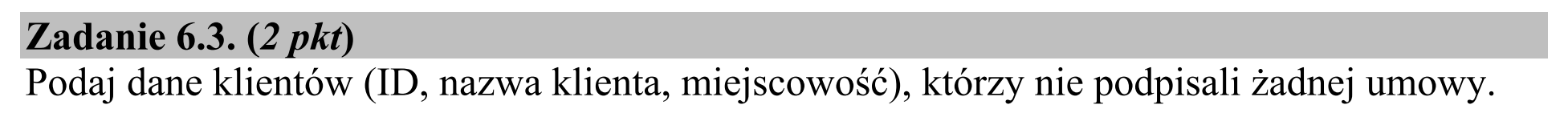 Matura, czerwiec 2020, zadanie 6.3