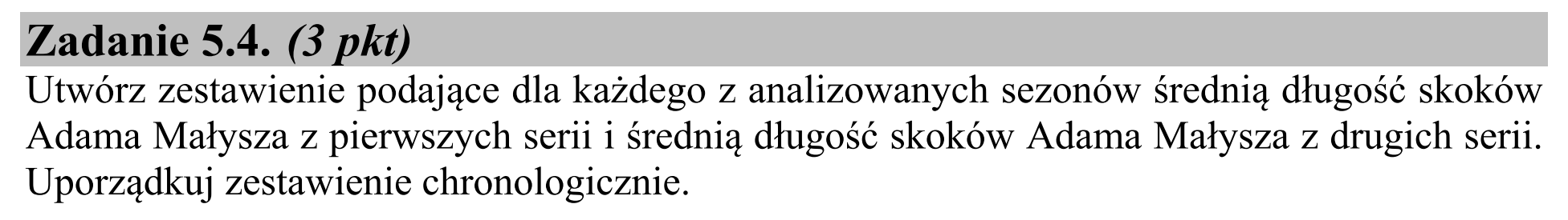 Matura, maj 2015, zadanie 5.4