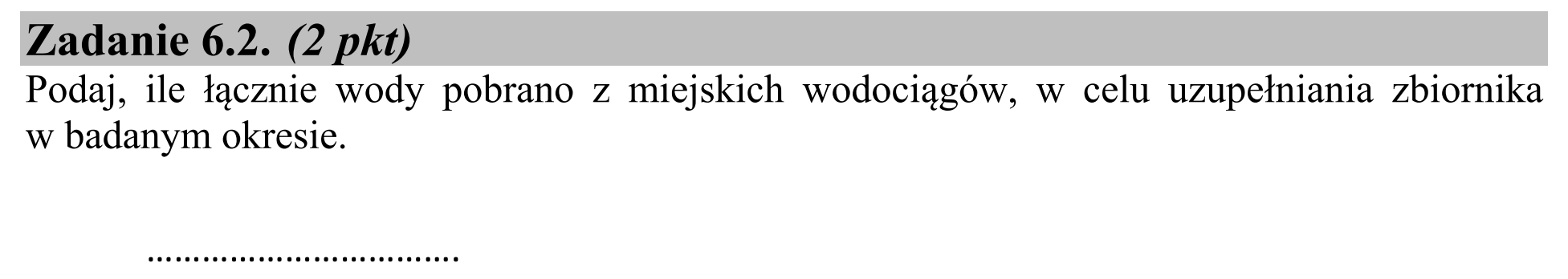Matura, maj 2015, zadanie 6.2