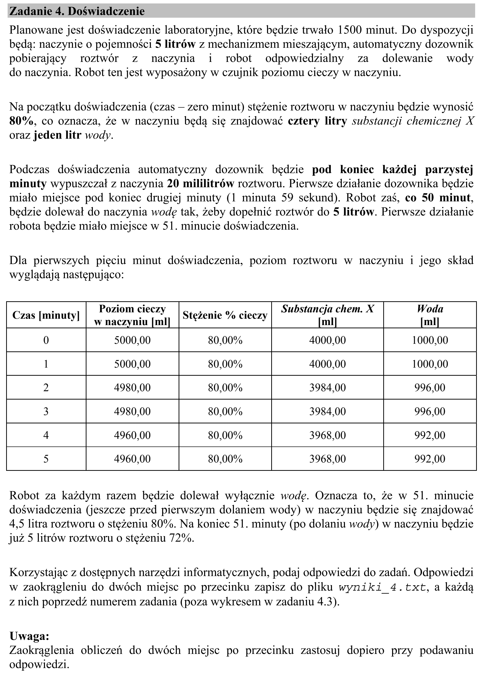 Matura, maj 2016, wstęp zadania 4
