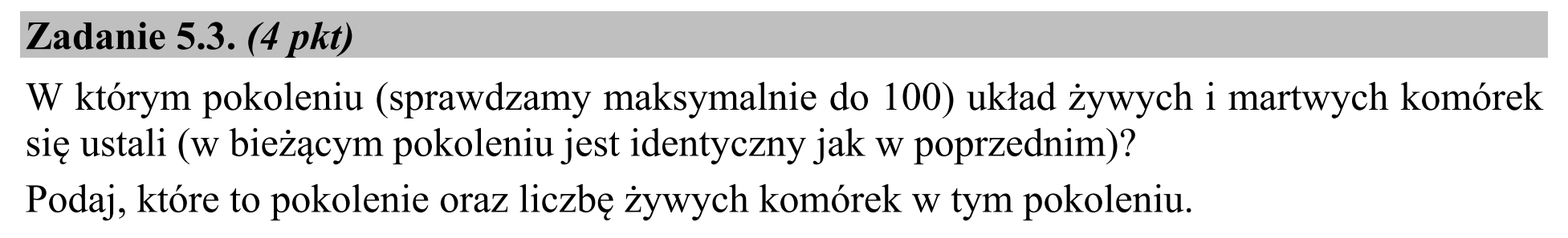 Matura, maj 2016, zadanie 5.3
