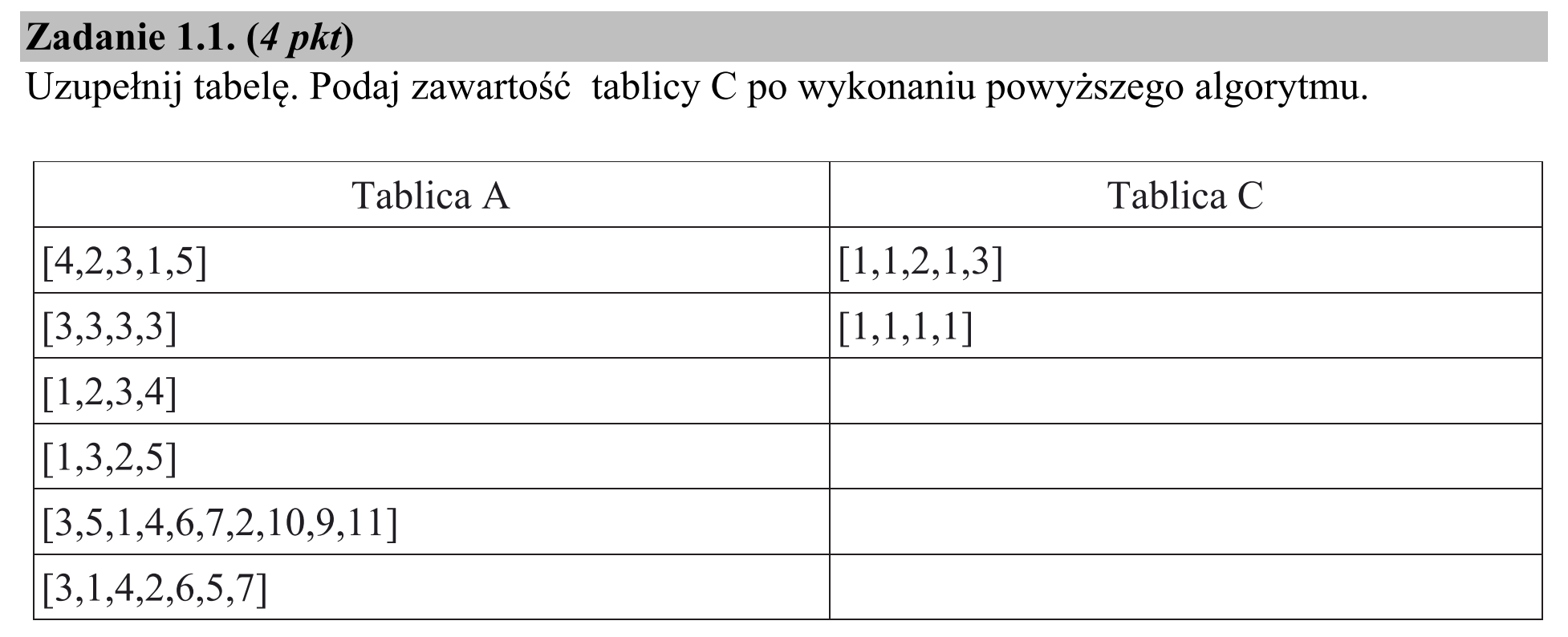Matura, maj 2019, zadanie 1.1