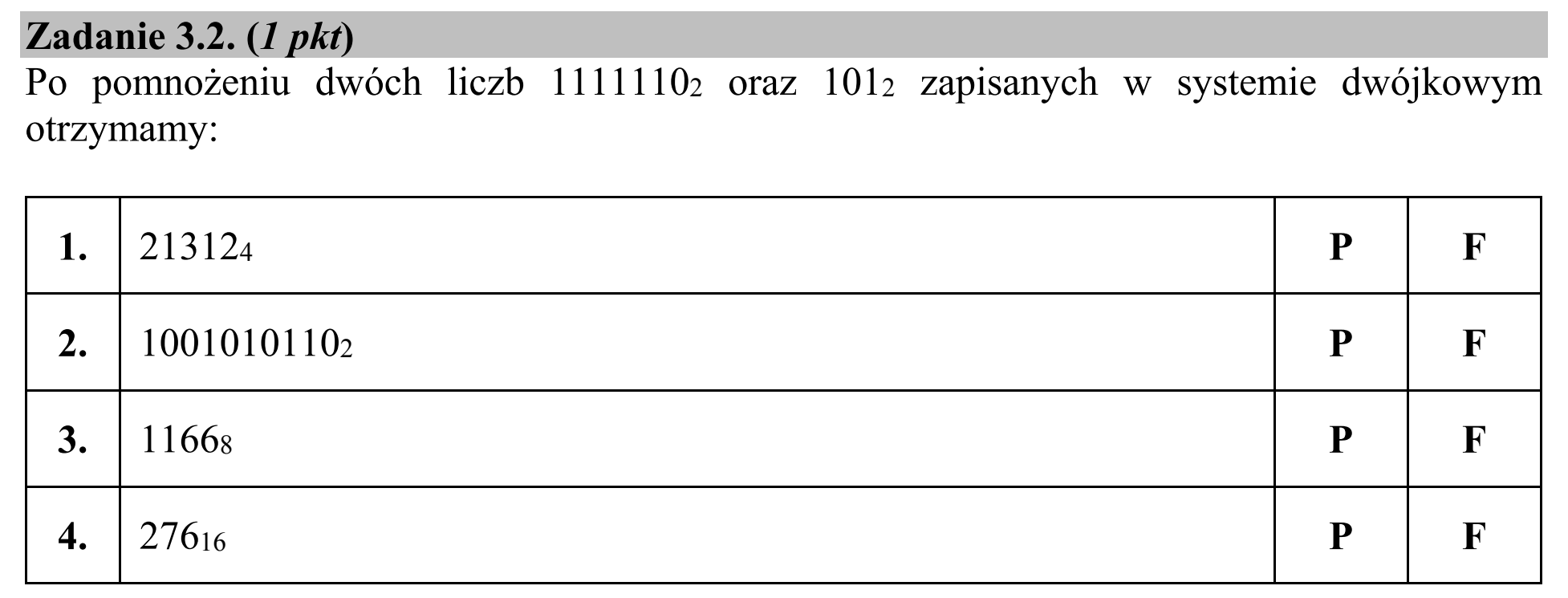 Matura, maj 2019, zadanie 3.2